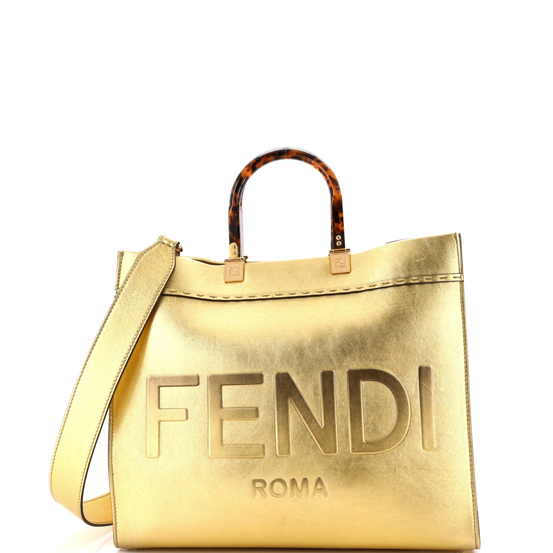 Leather tote