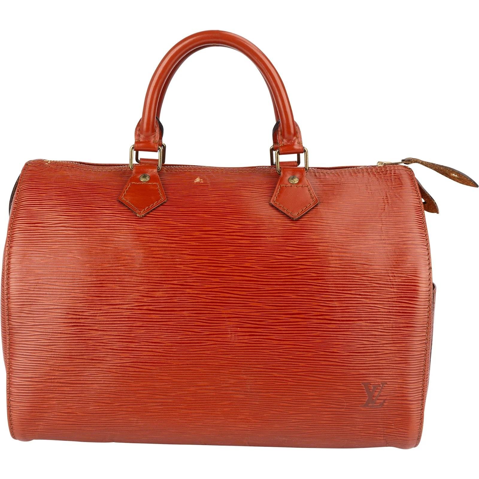 Speedy leather handbag