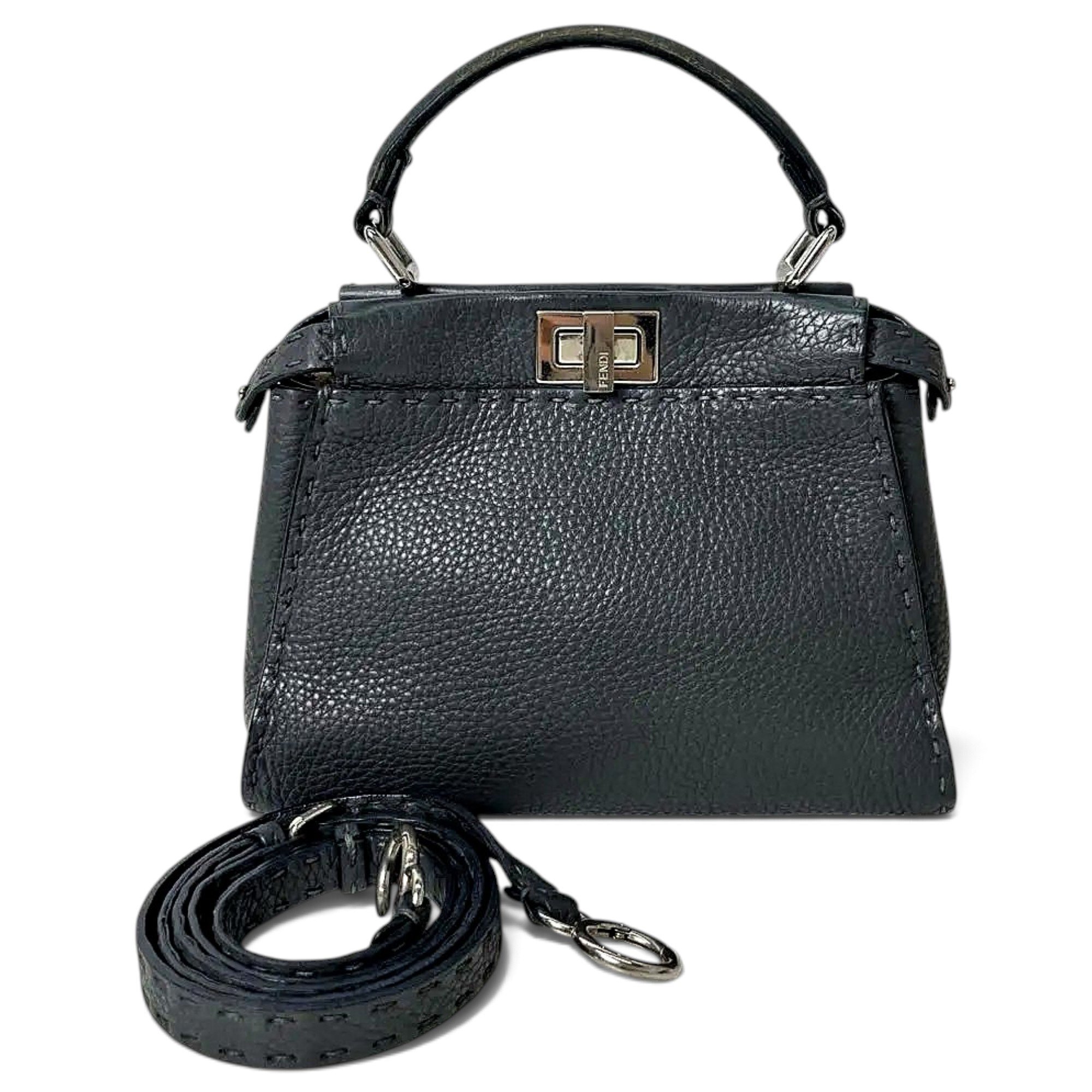 Peekaboo leather crossbody bag