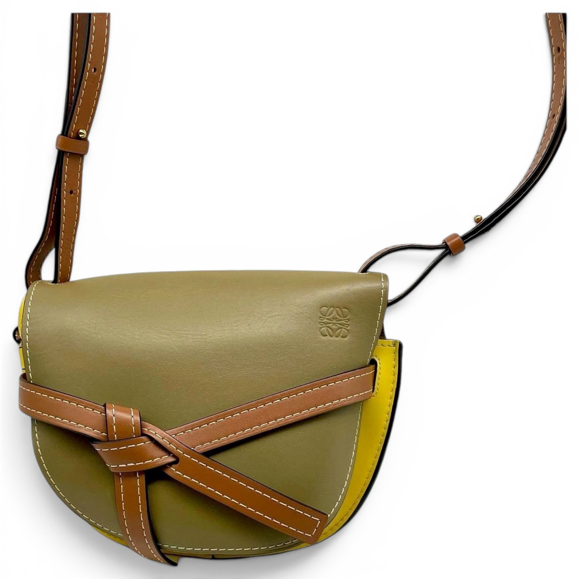 Gate leather handbag
