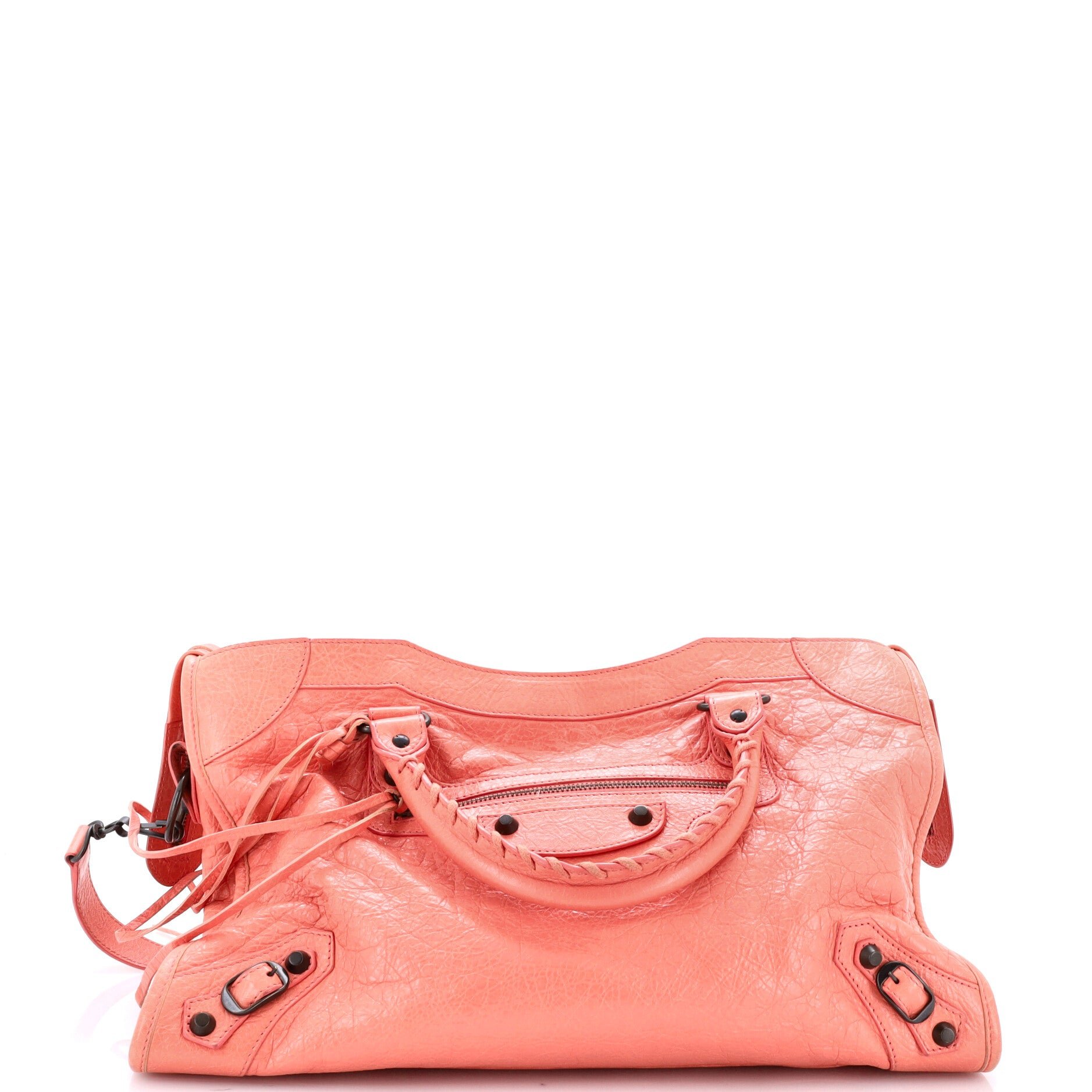 Balenciaga City Classic Studs Bag Leather Medium