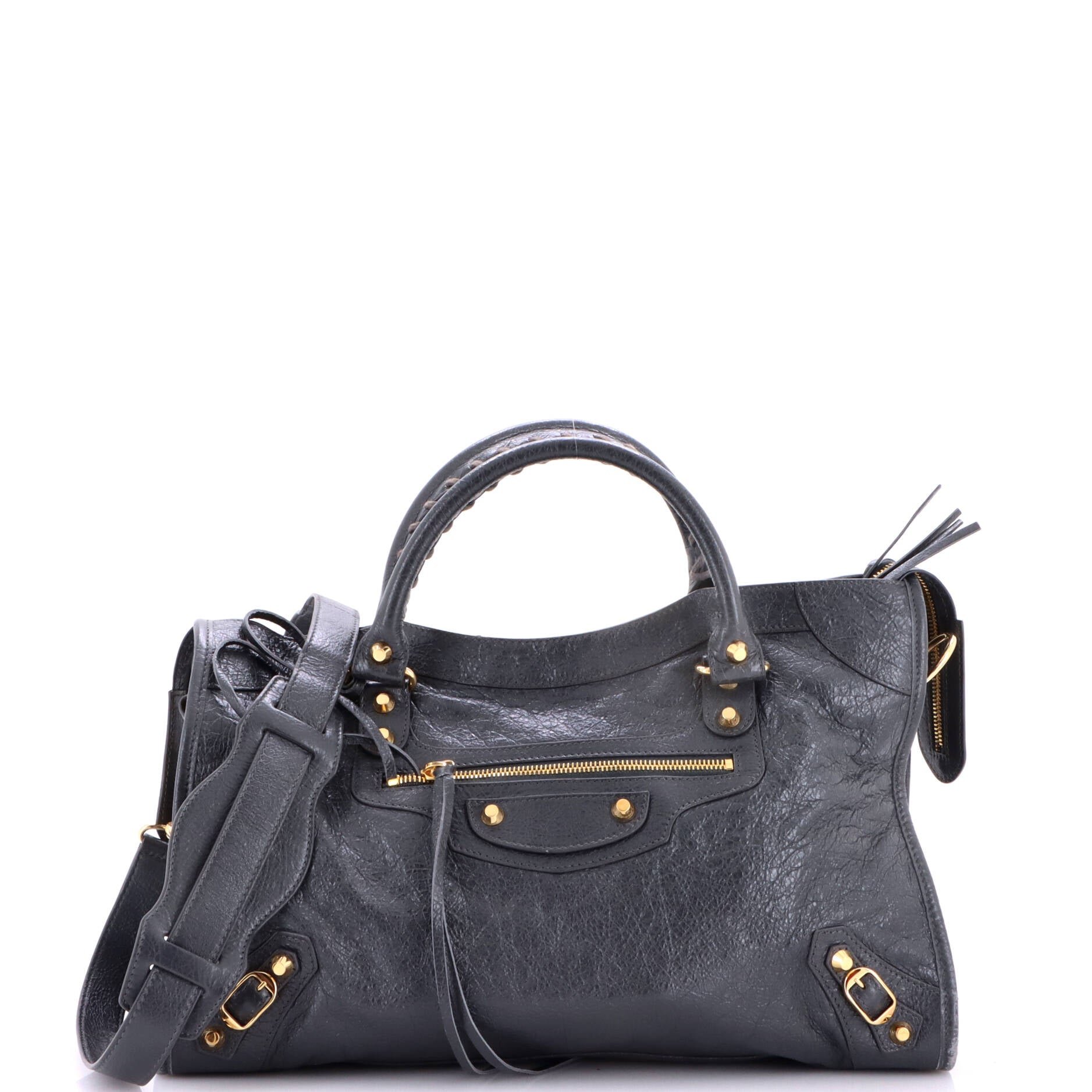 City Classic Studs Bag Leather Medium