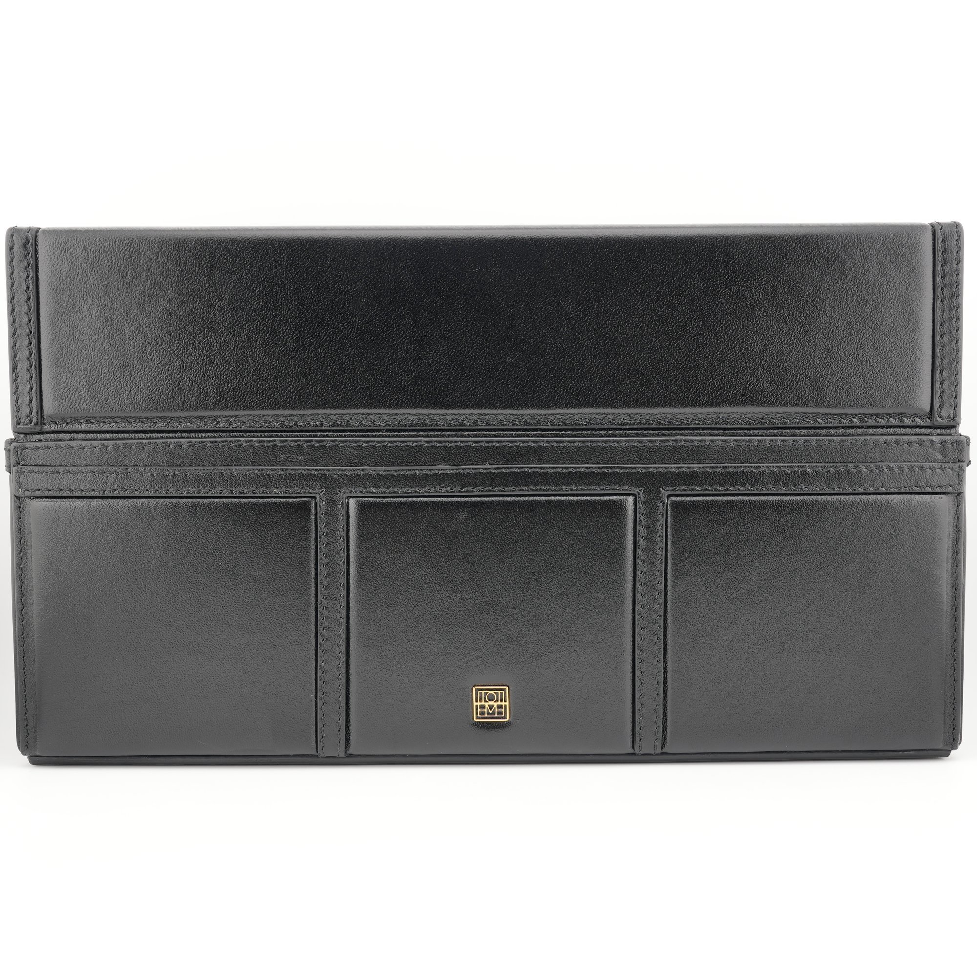 Toteme T-Clutch leather clutch bag