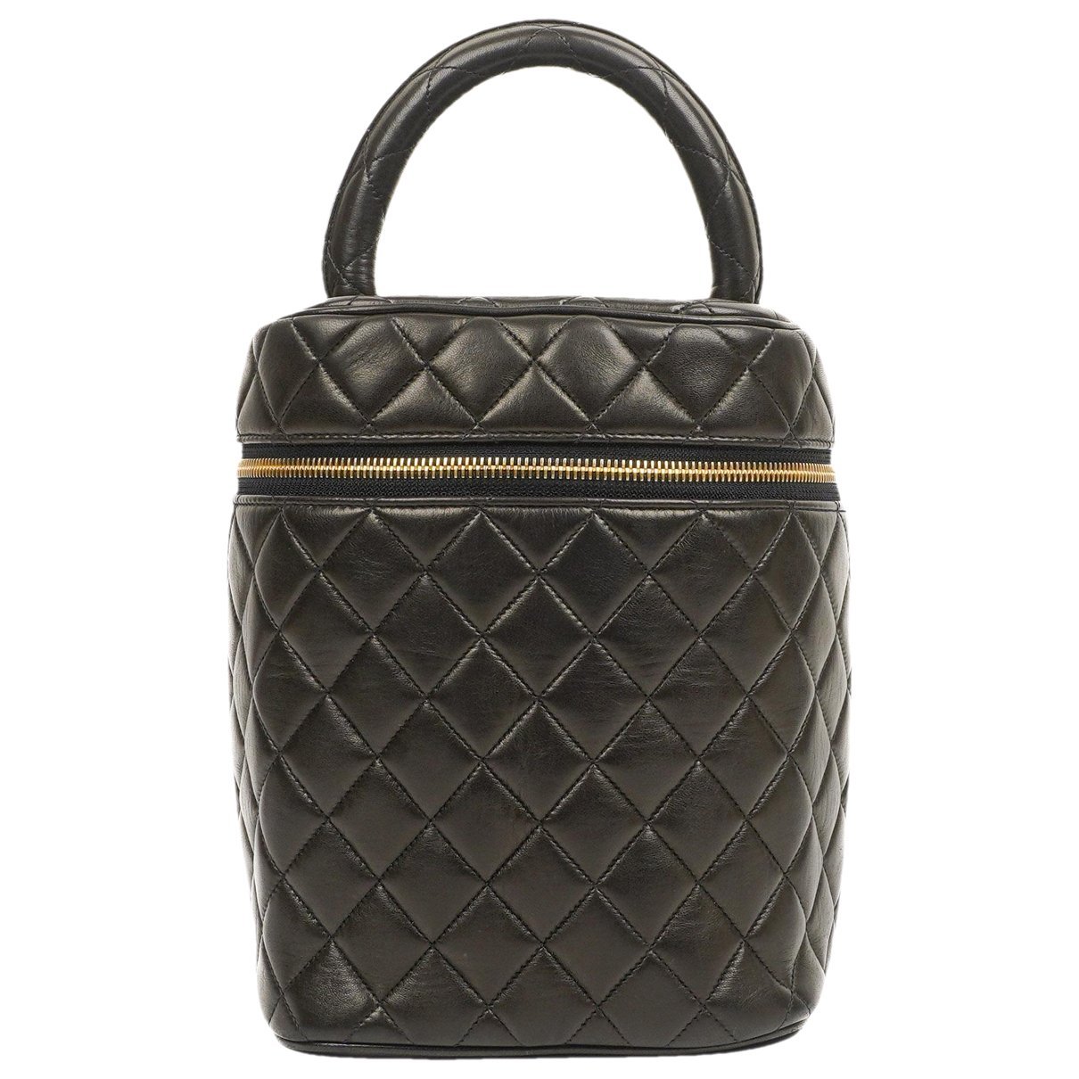 Vanity leather handbag