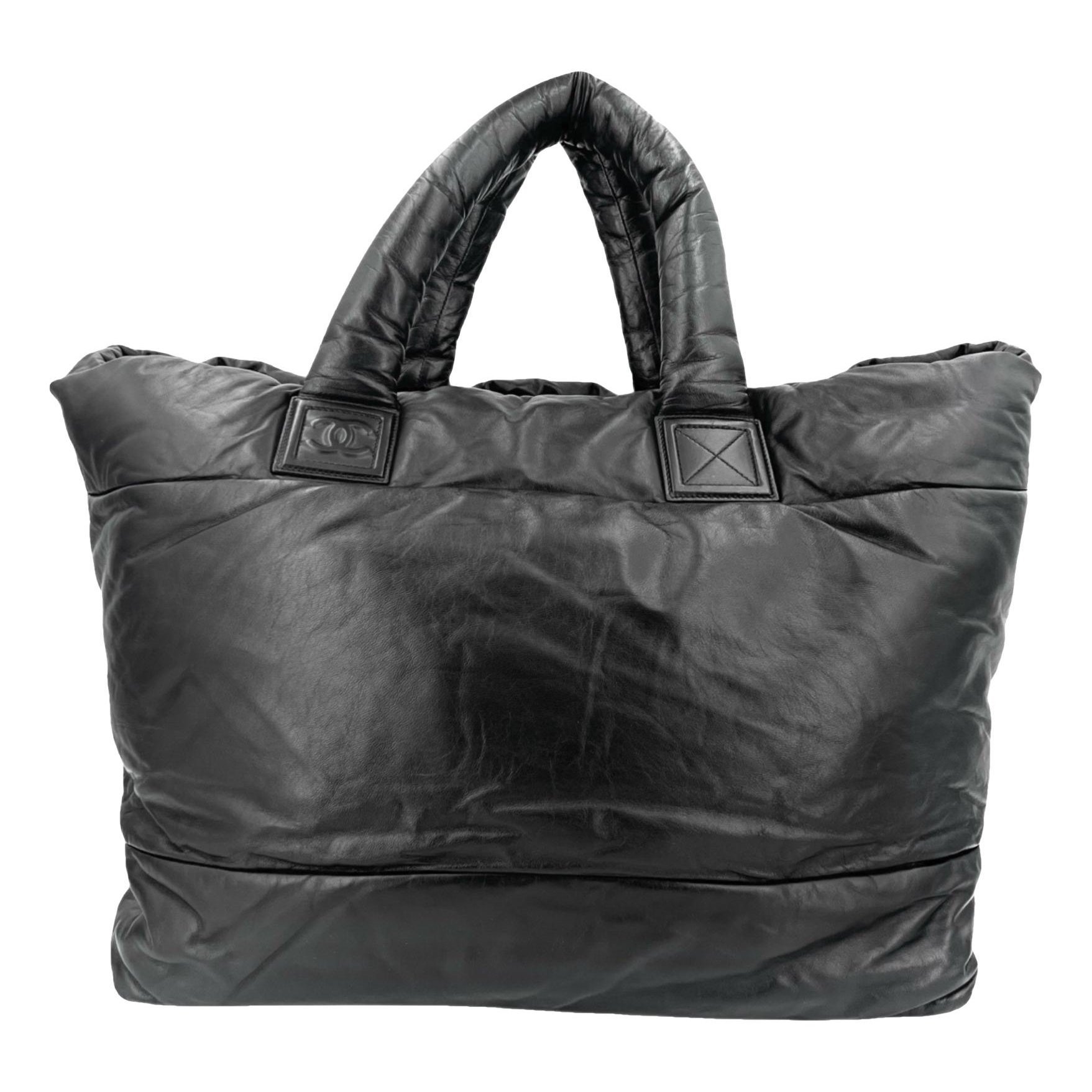 Cocoon leather handbag