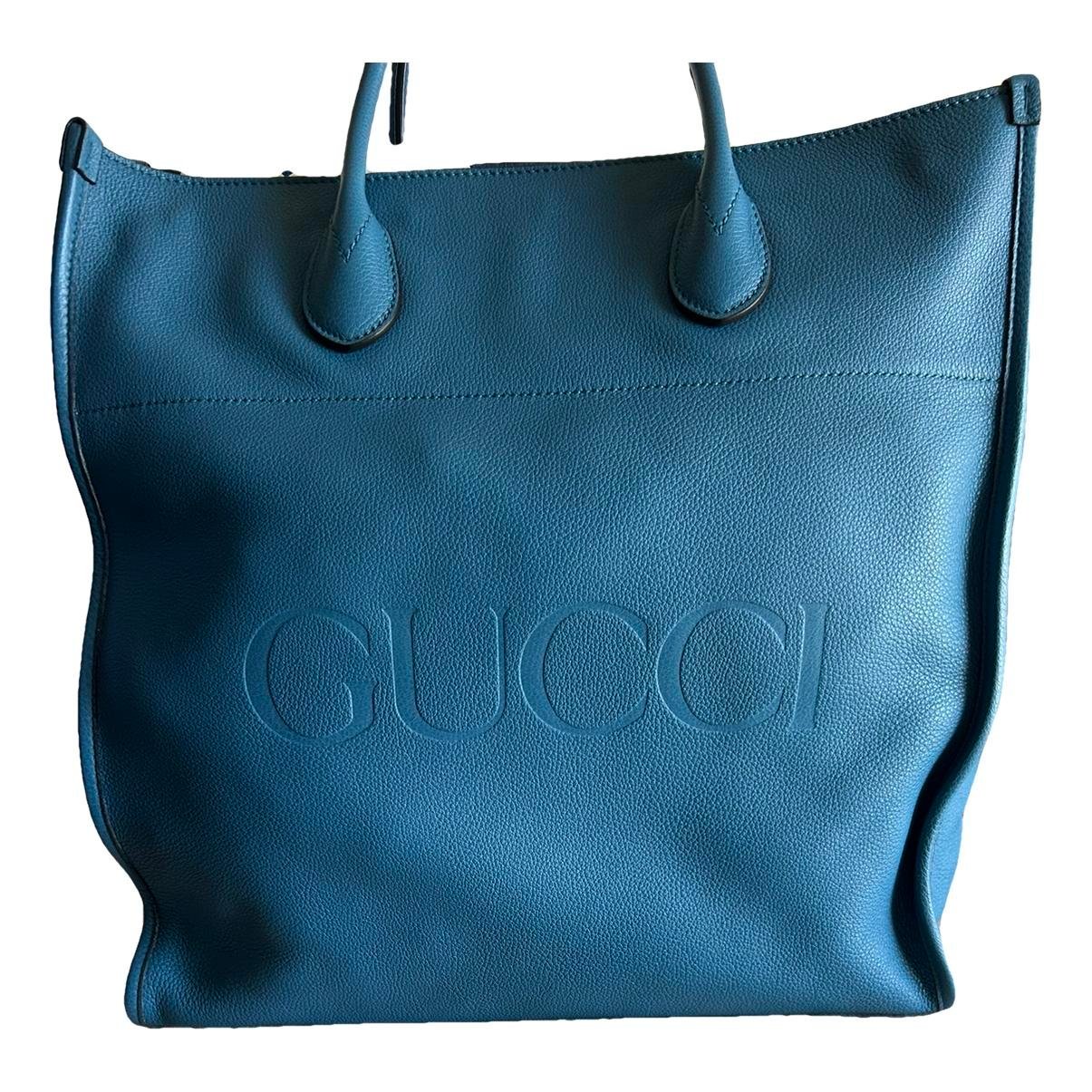 Leather tote