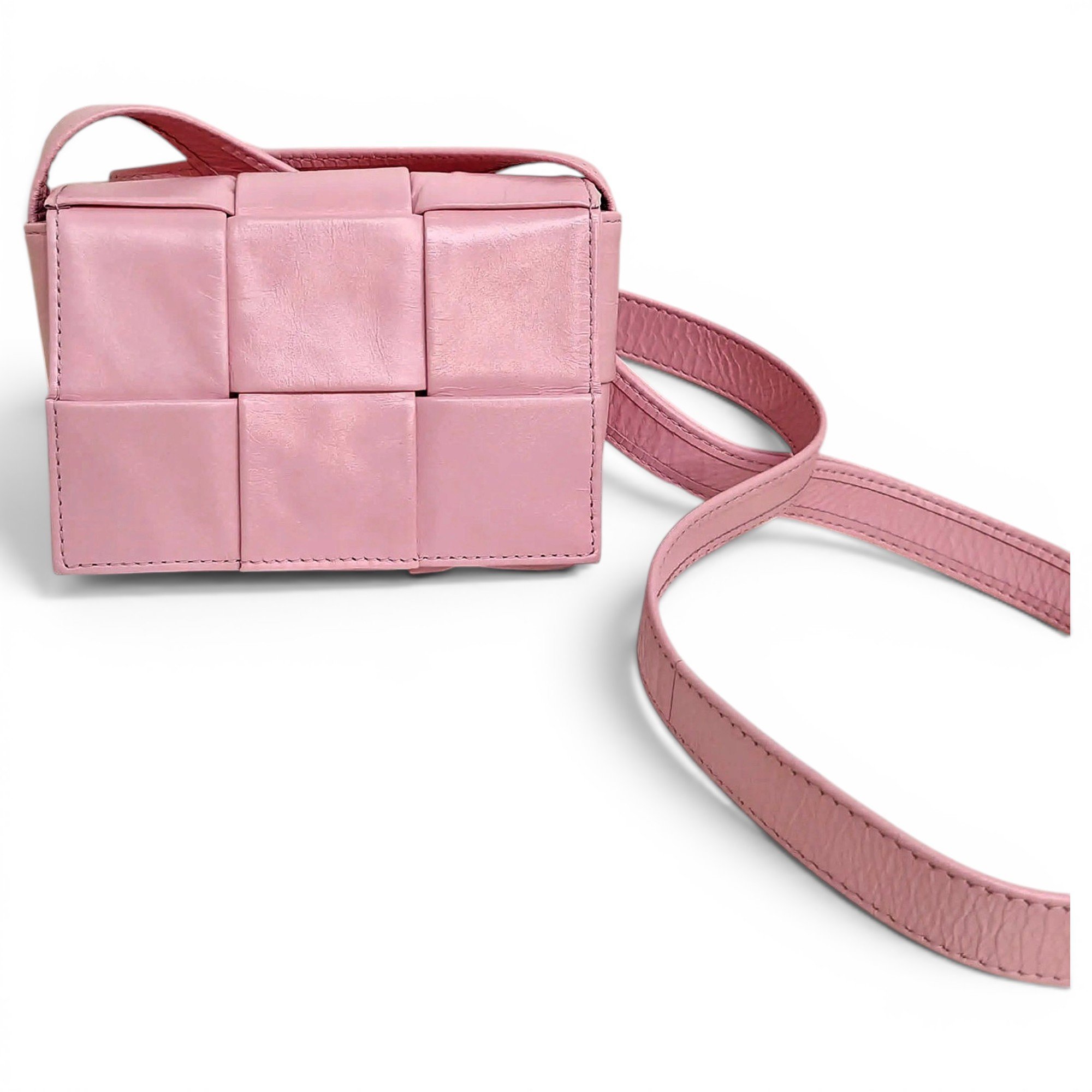 Cassette leather crossbody bag