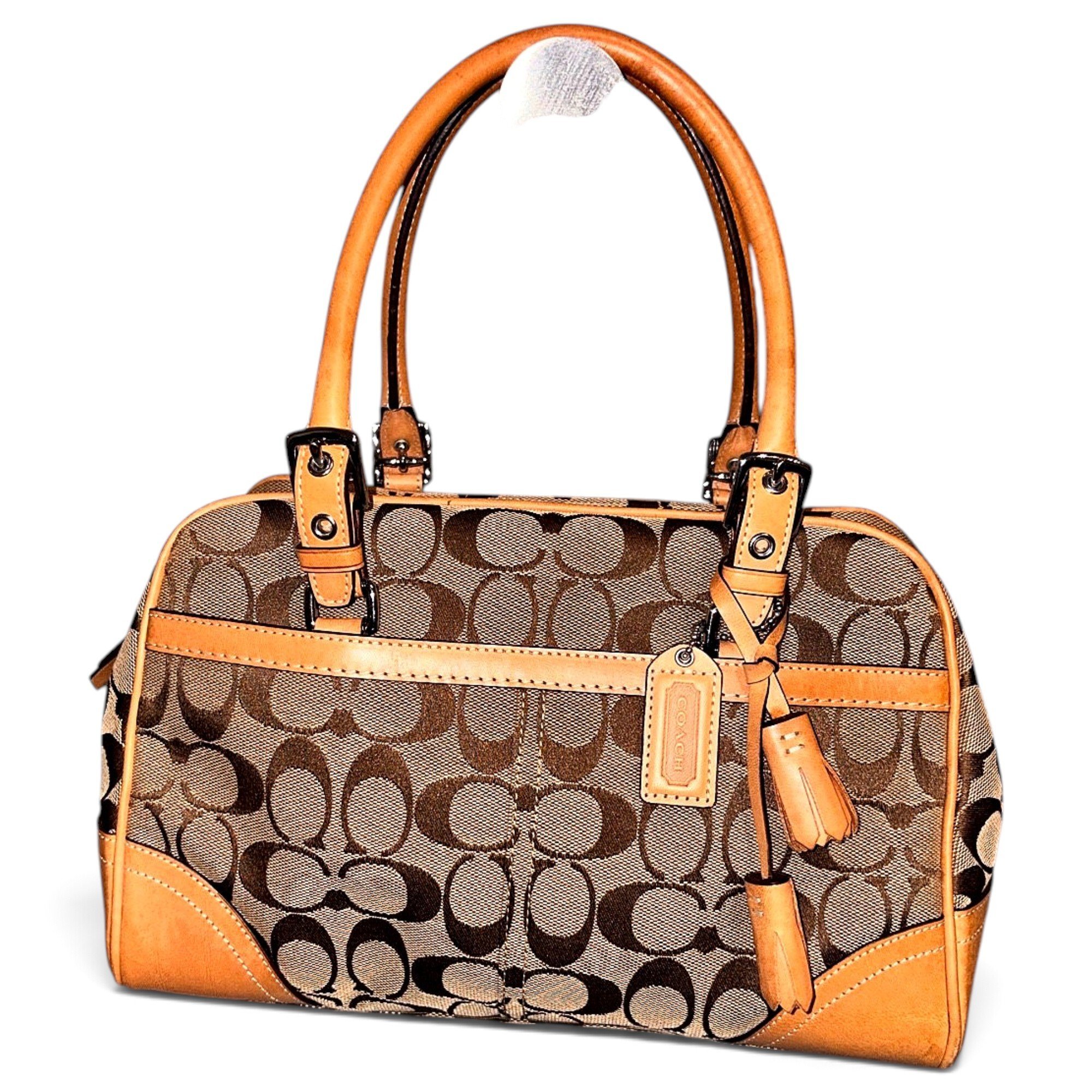 Leather satchel