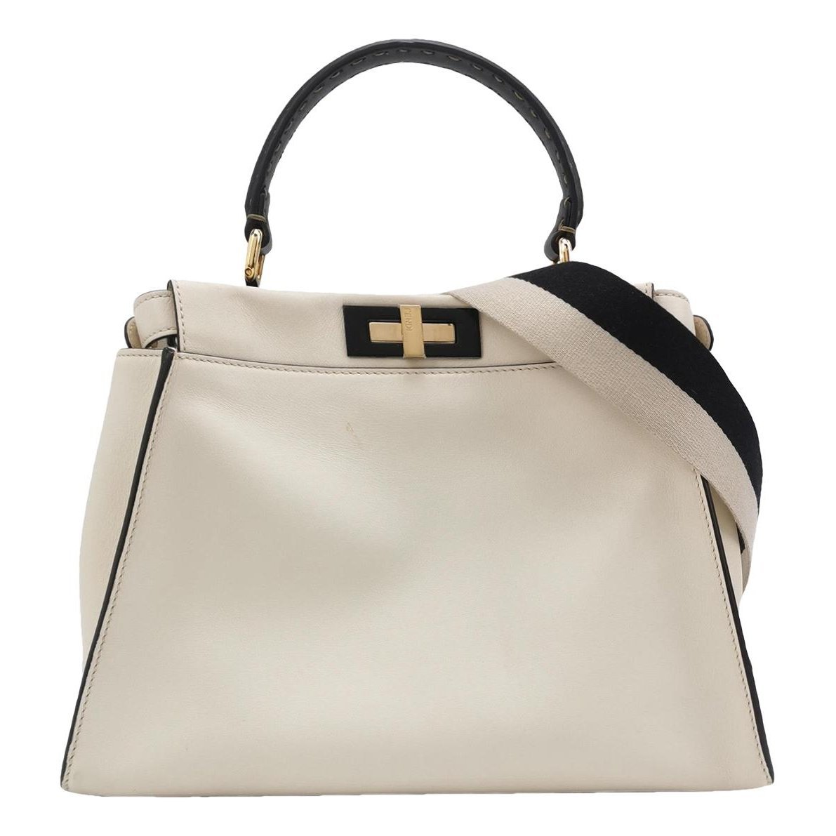 Peekaboo leather handbag