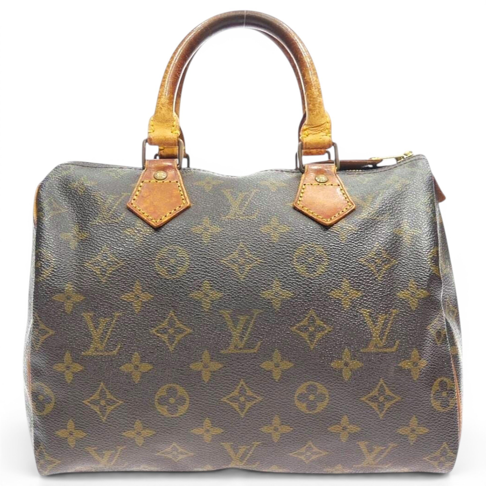 Speedy leather handbag