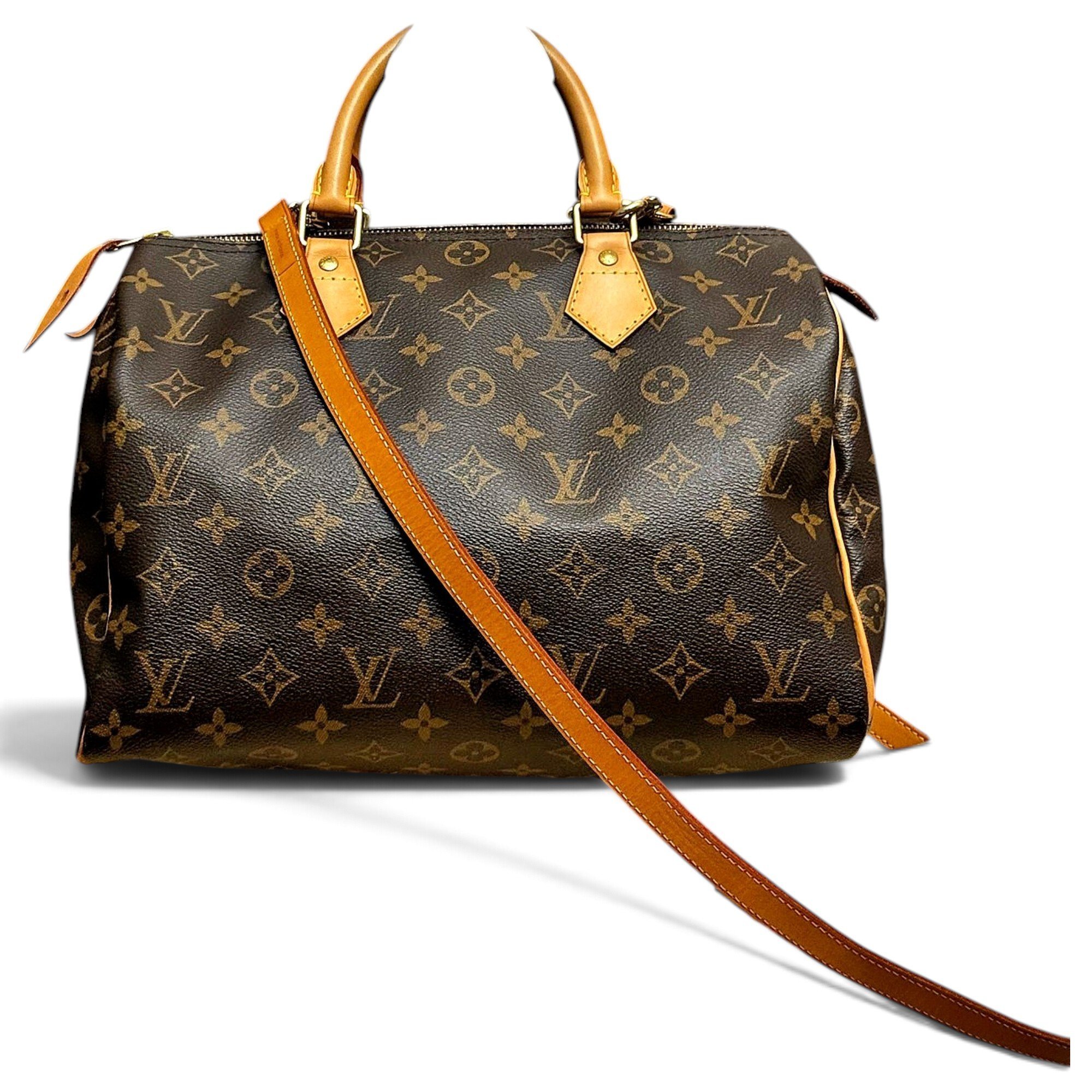 Speedy Bandoulière leather crossbody bag