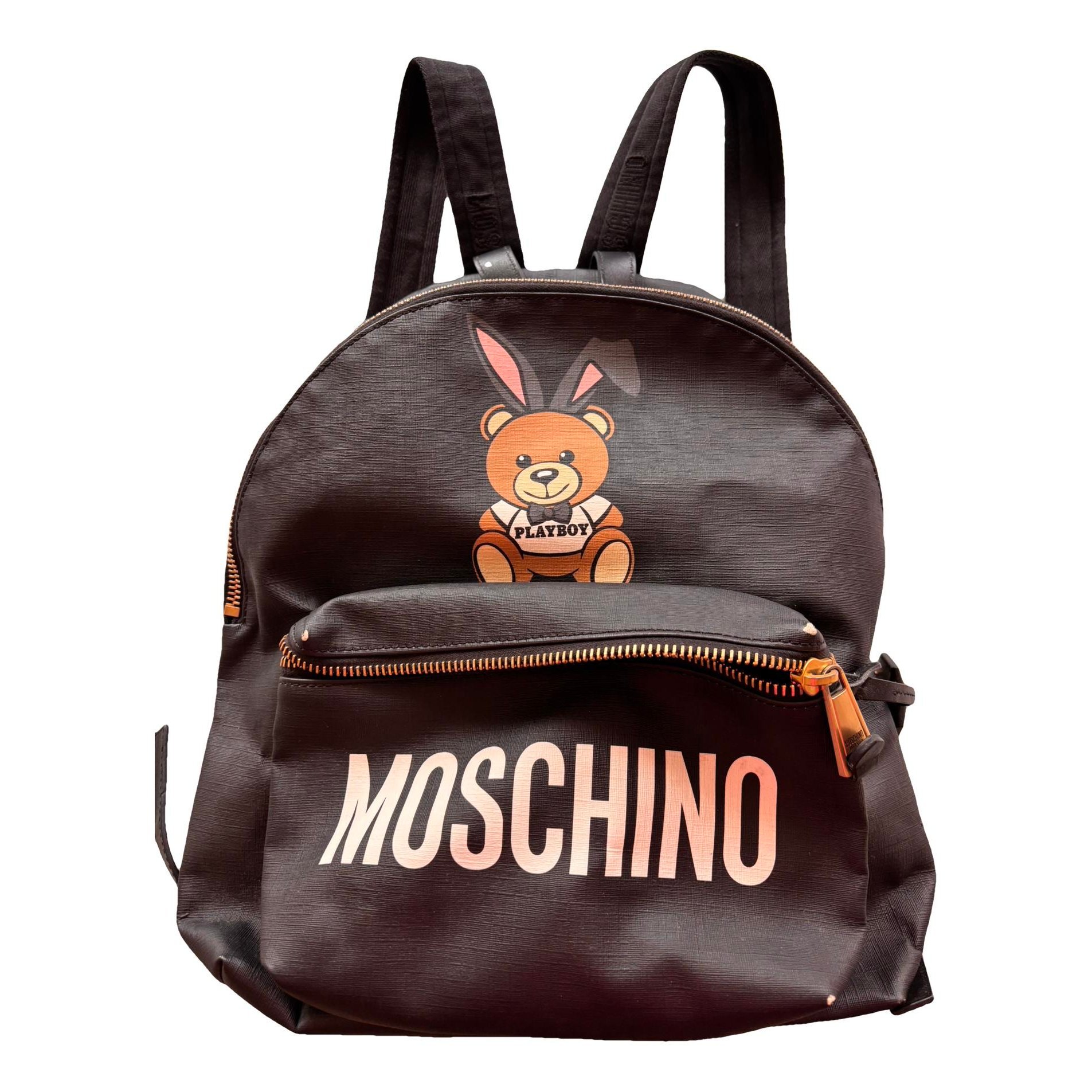Leather backpack