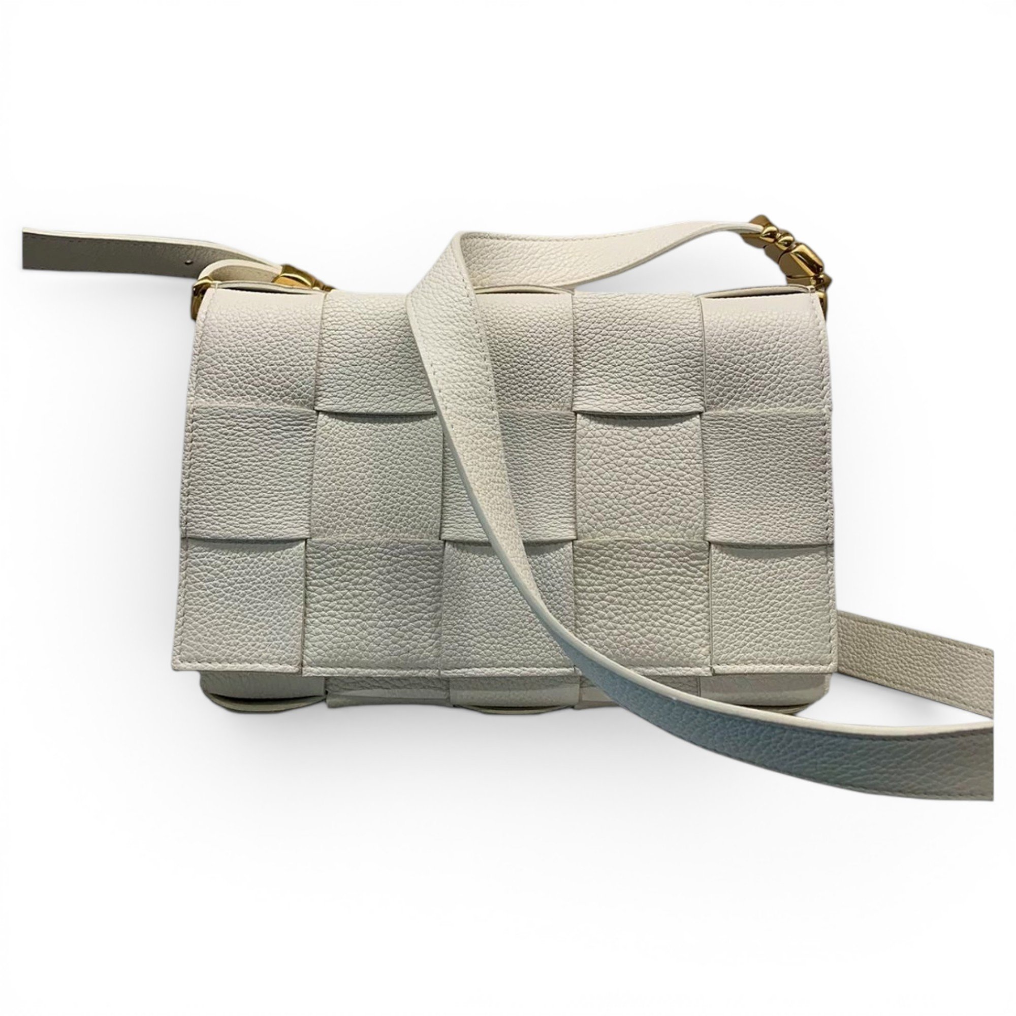 Cassette leather crossbody bag