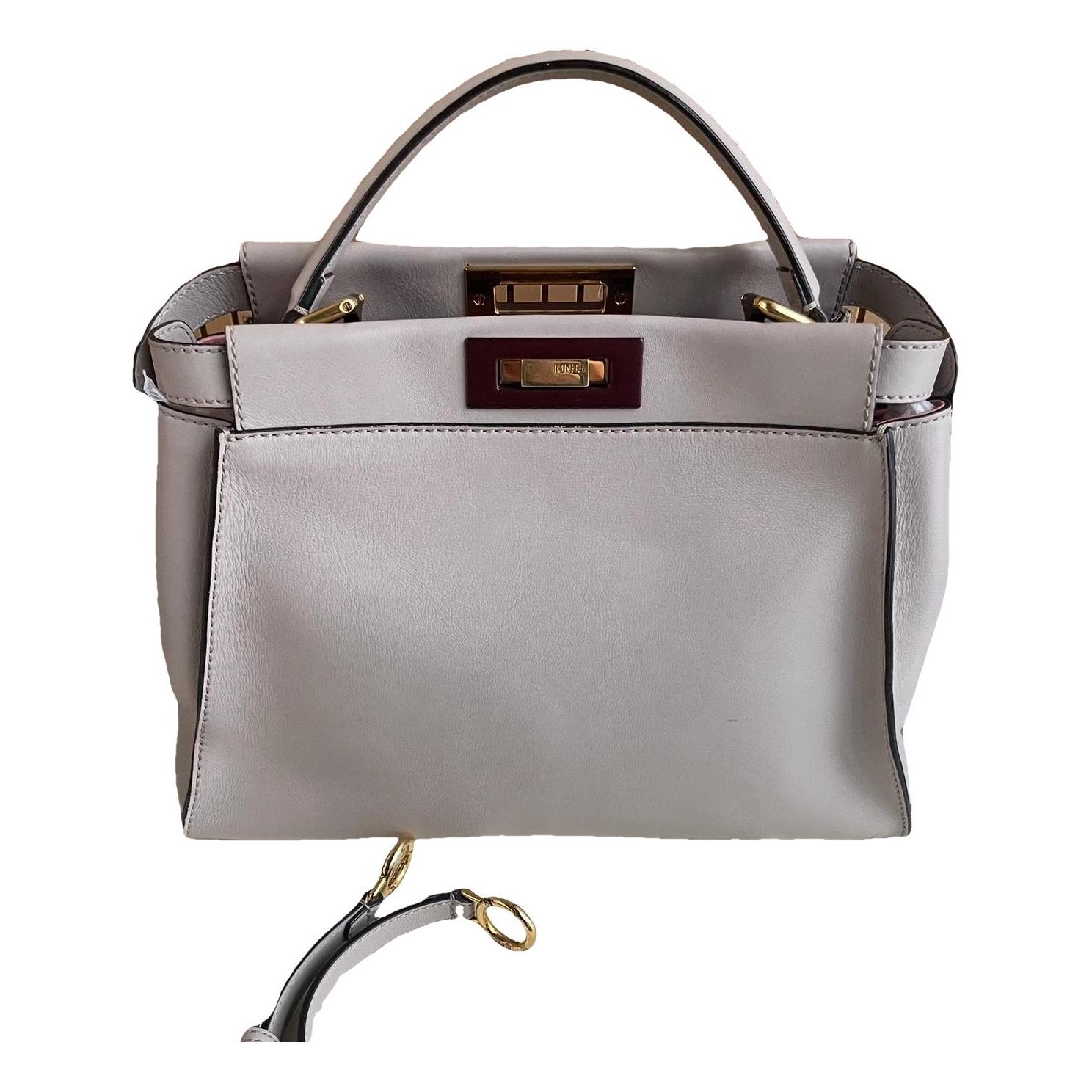 Peekaboo leather handbag
