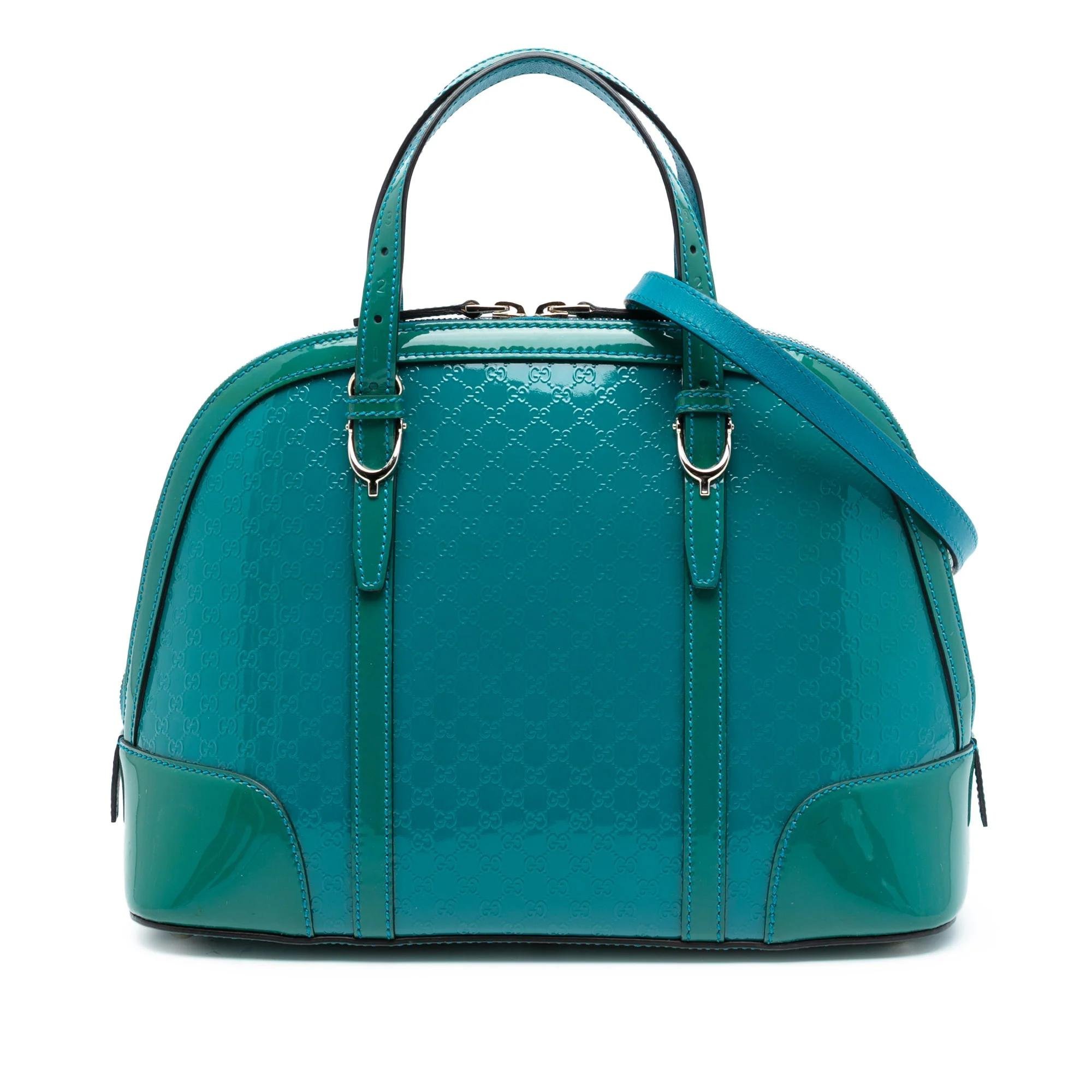 Dôme leather satchel