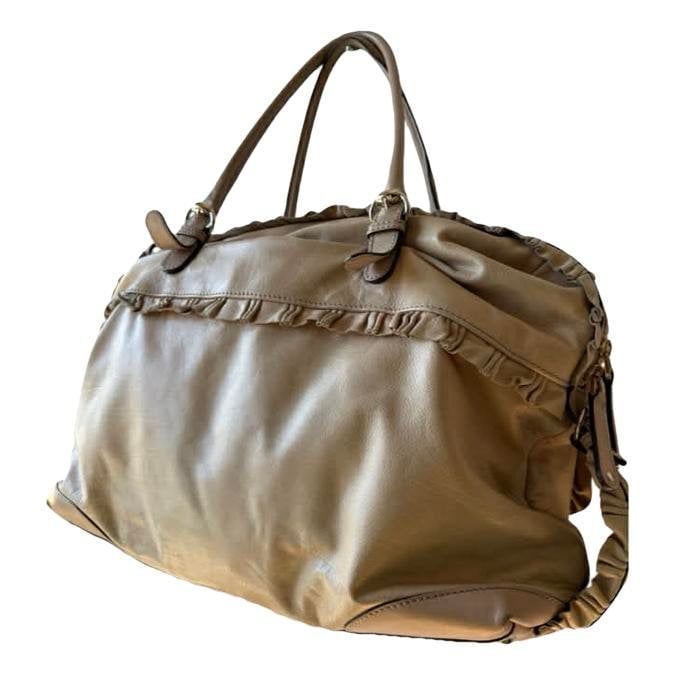 Leather handbag