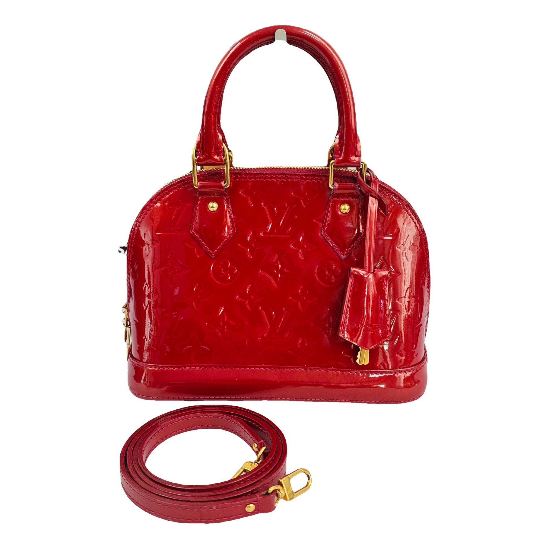 Alma BB patent leather handbag