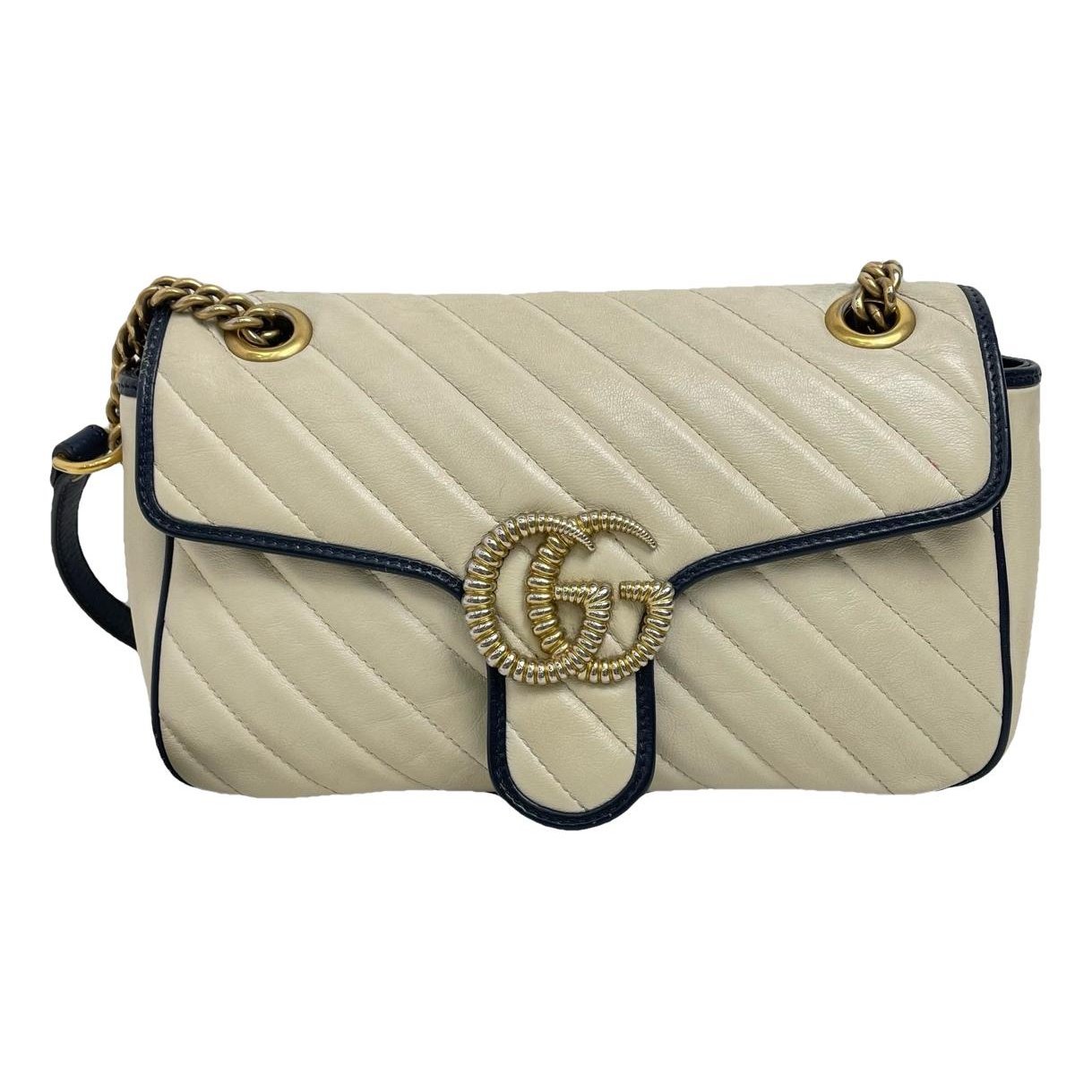 GG Marmont Flap leather handbag
