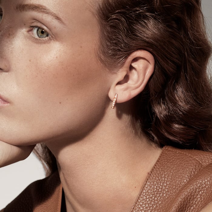 Sans Coloris Hermès Clou d'H Dangle Earrings, Small Model