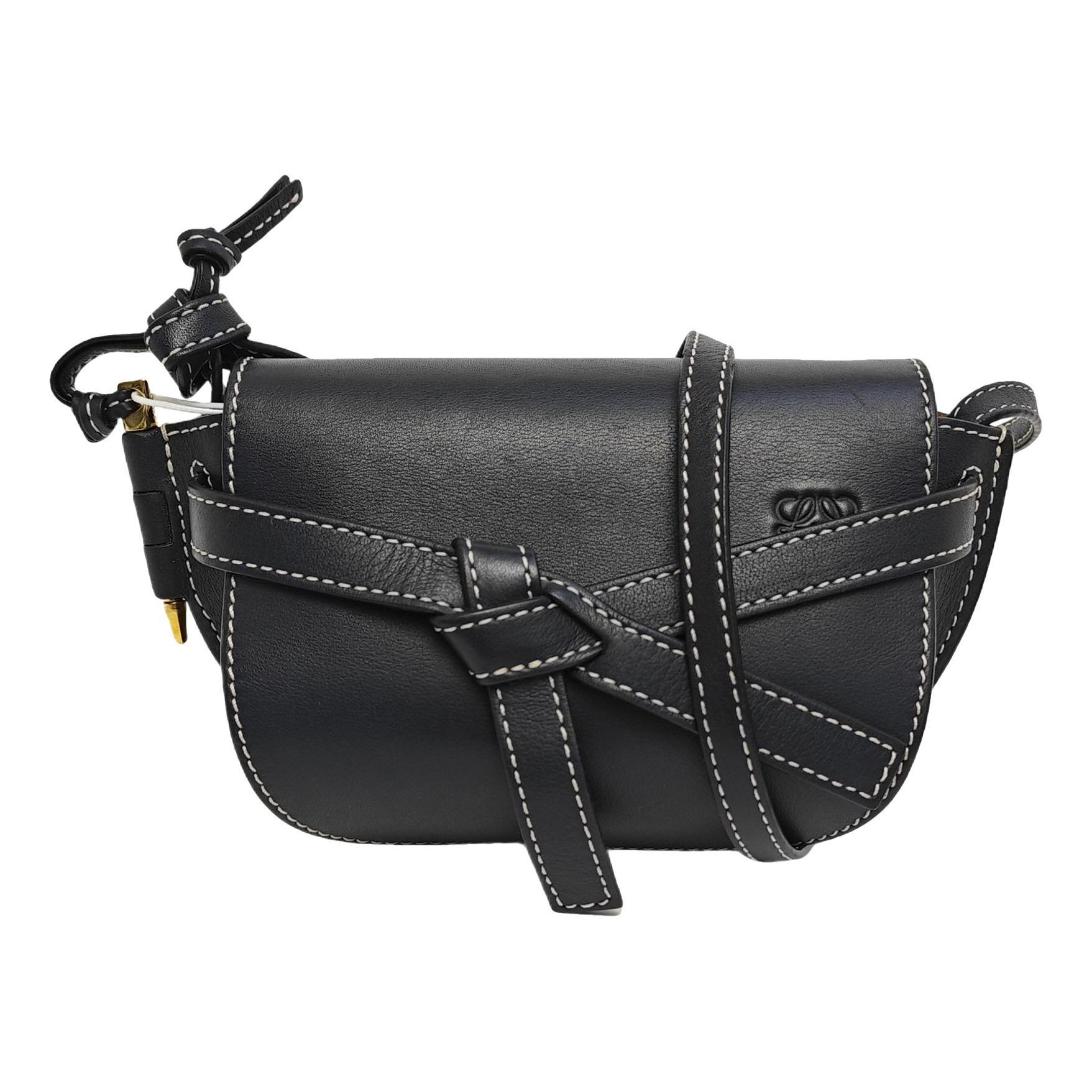 Gate leather crossbody bag