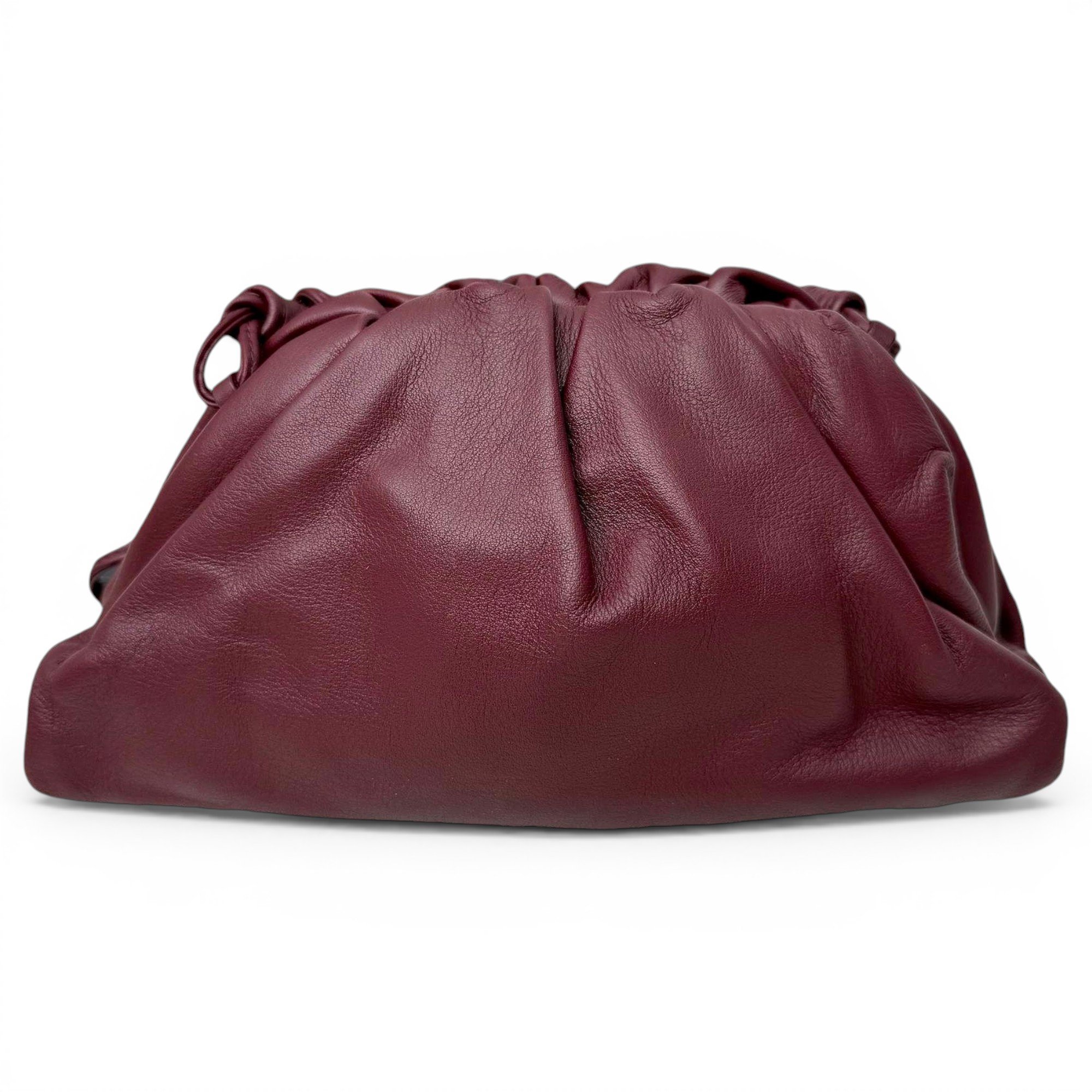 Pouch leather handbag