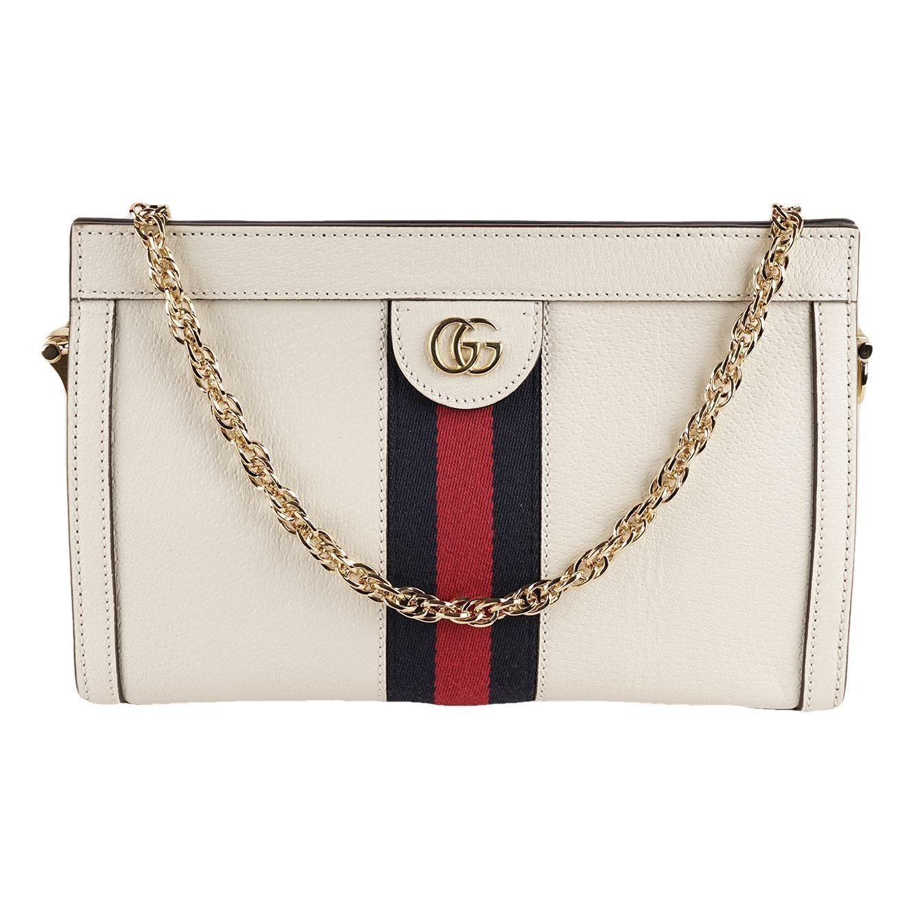 Ophidia Chain leather handbag
