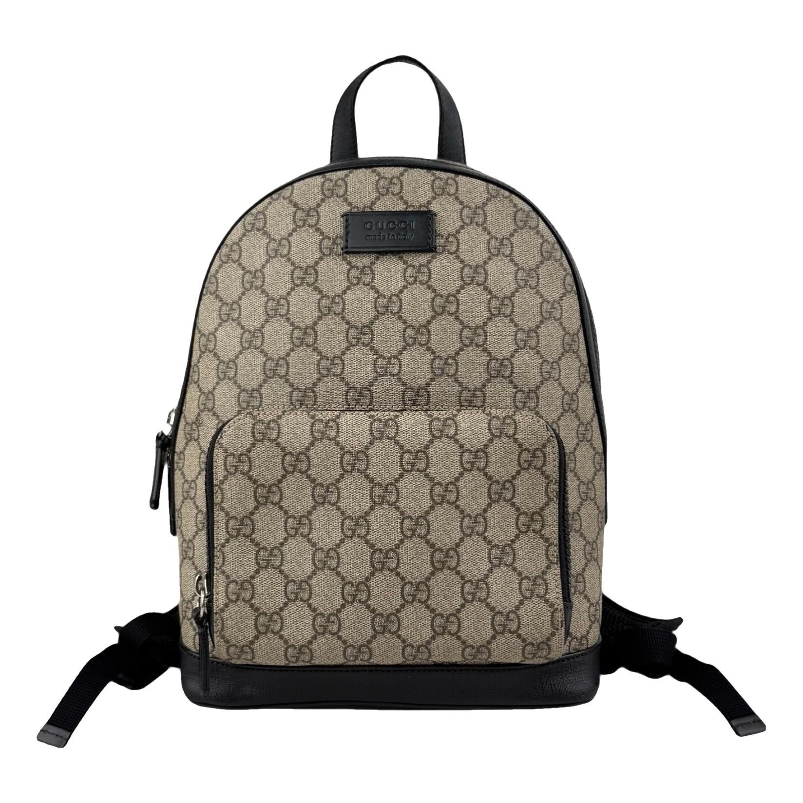 Leather backpack
