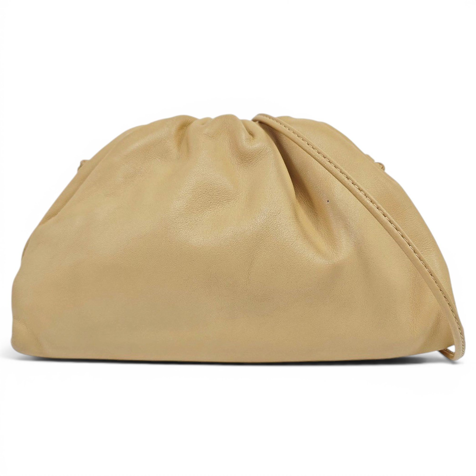 Pouch leather crossbody bag