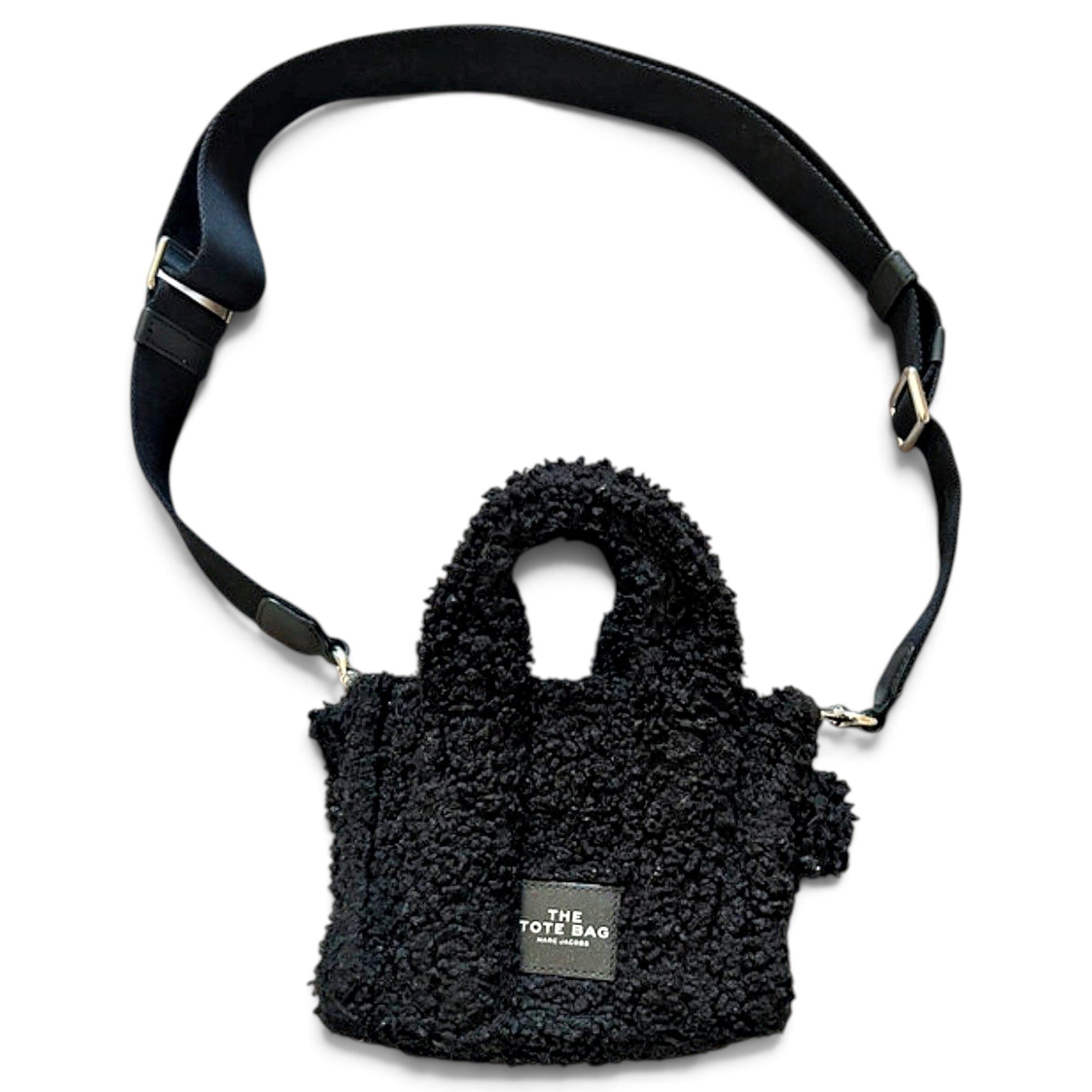 The Tag Tote faux fur crossbody bag