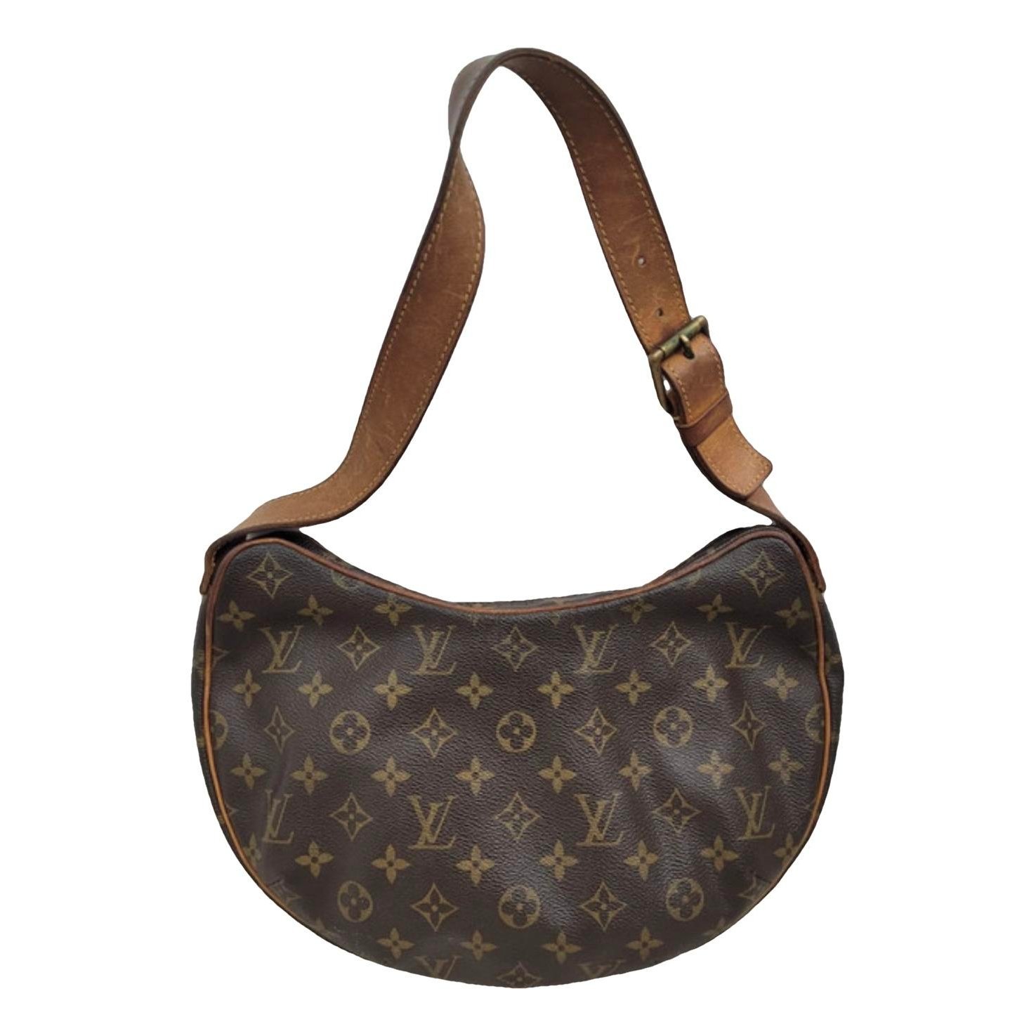 Croissant leather handbag