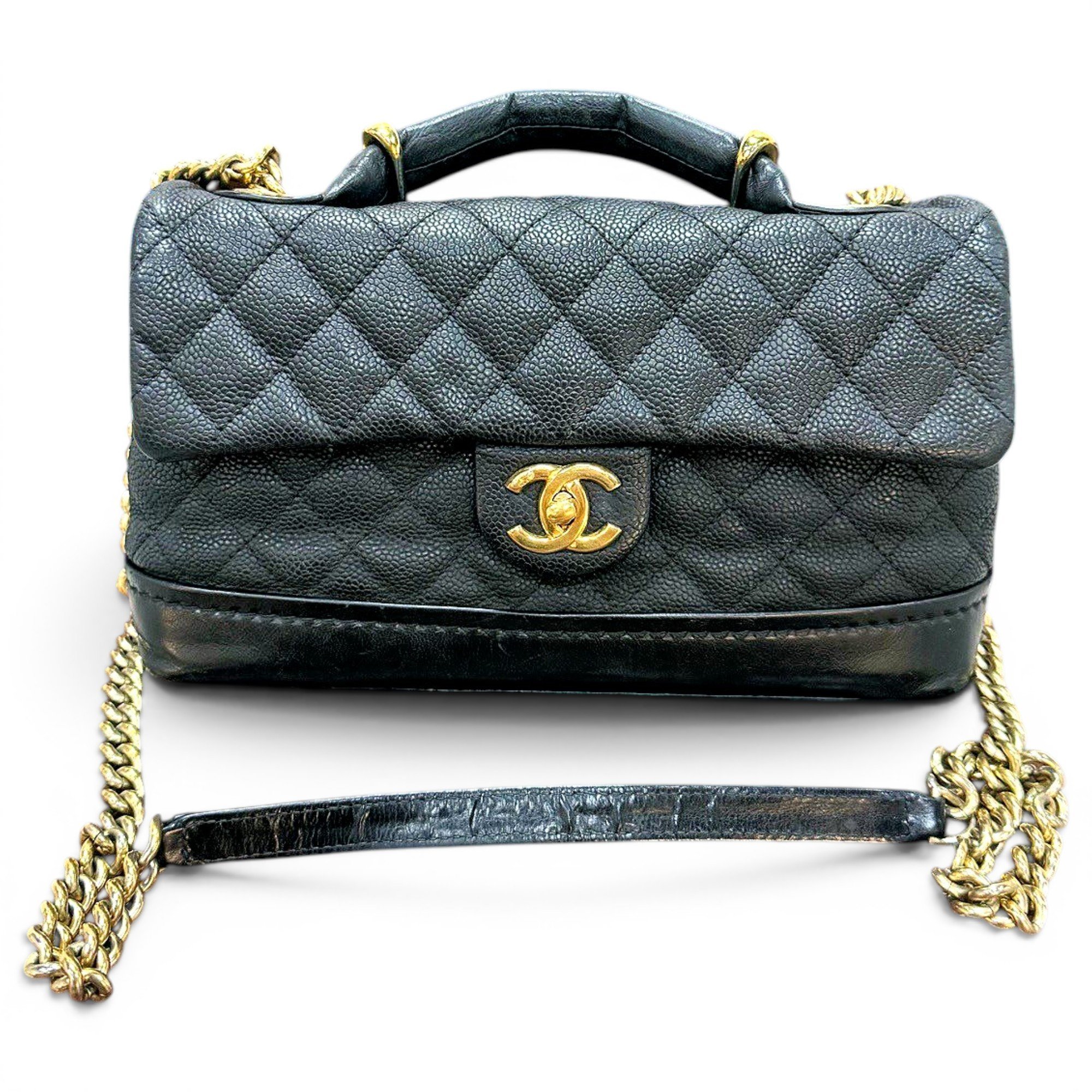 Leather handbag