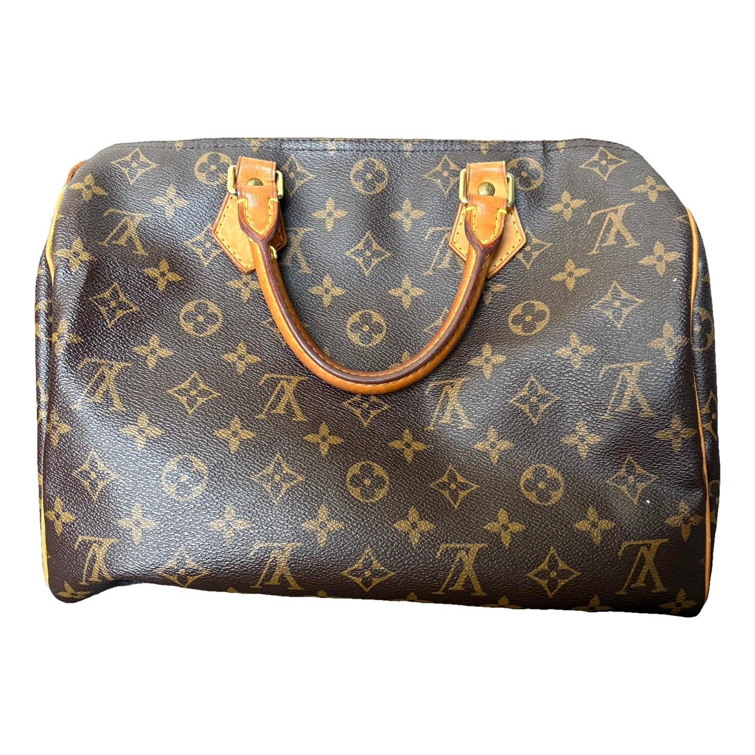 Speedy leather handbag