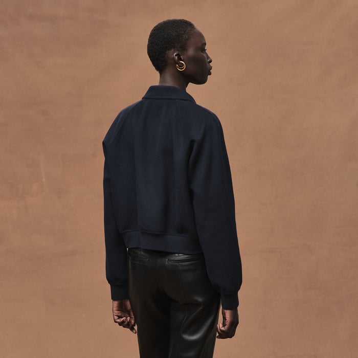 Bleu Marine "Chaine d'Ancre" Jacket