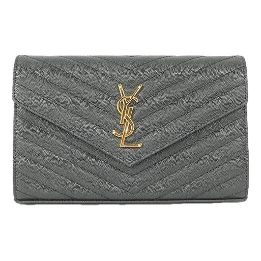 Portefeuille enveloppe leather crossbody bag