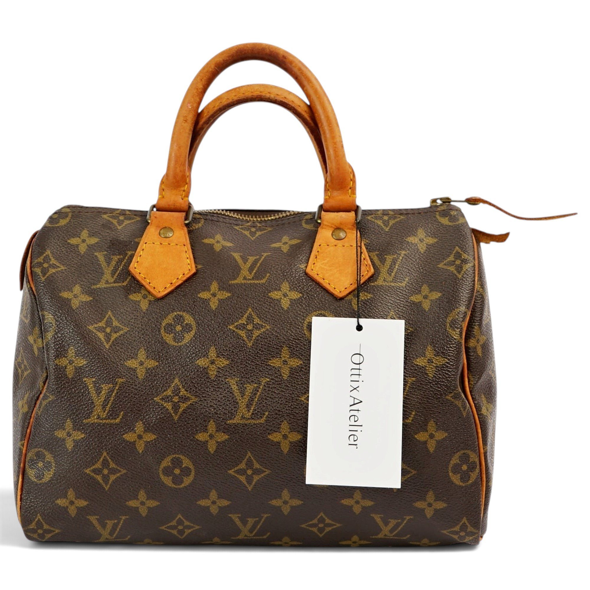 Speedy leather handbag