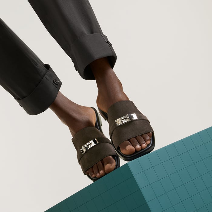 Marron Ébène Gabriel Sandal