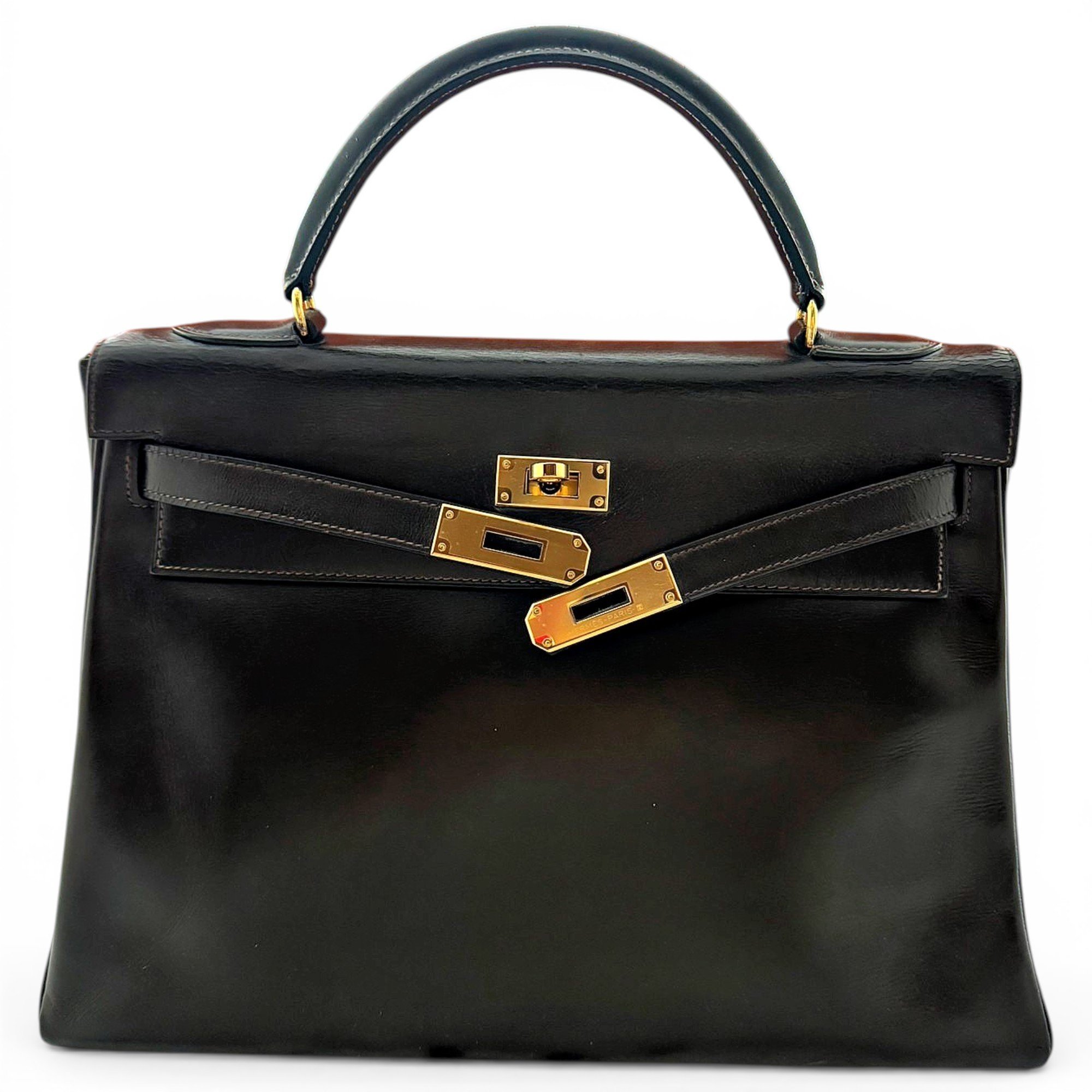 Kelly 32 leather handbag