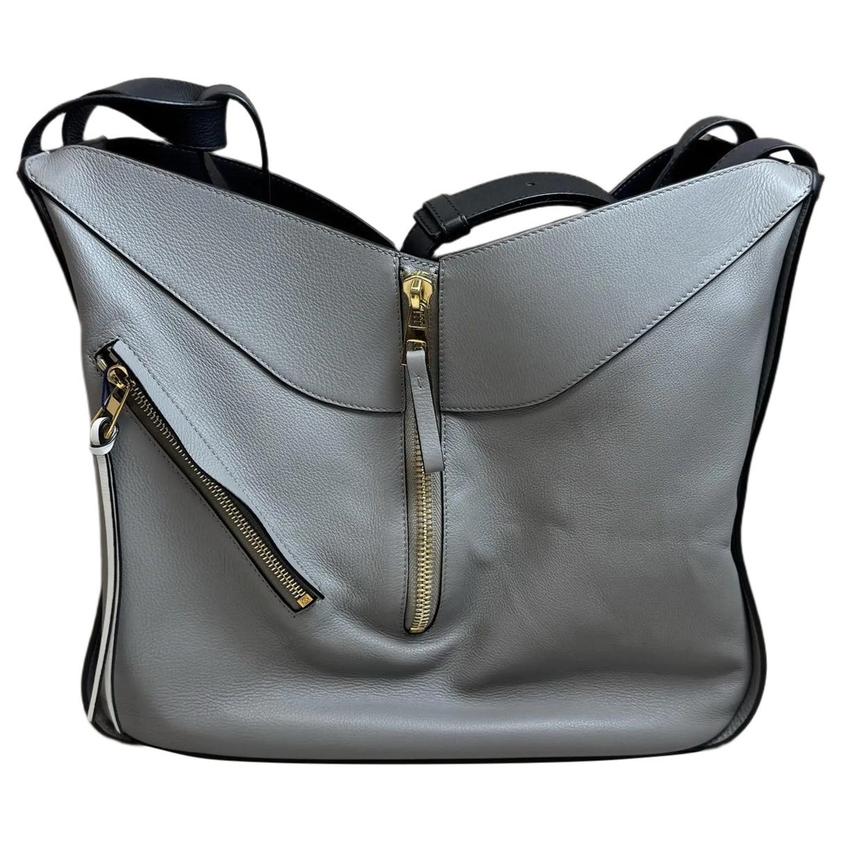 Hammock leather handbag