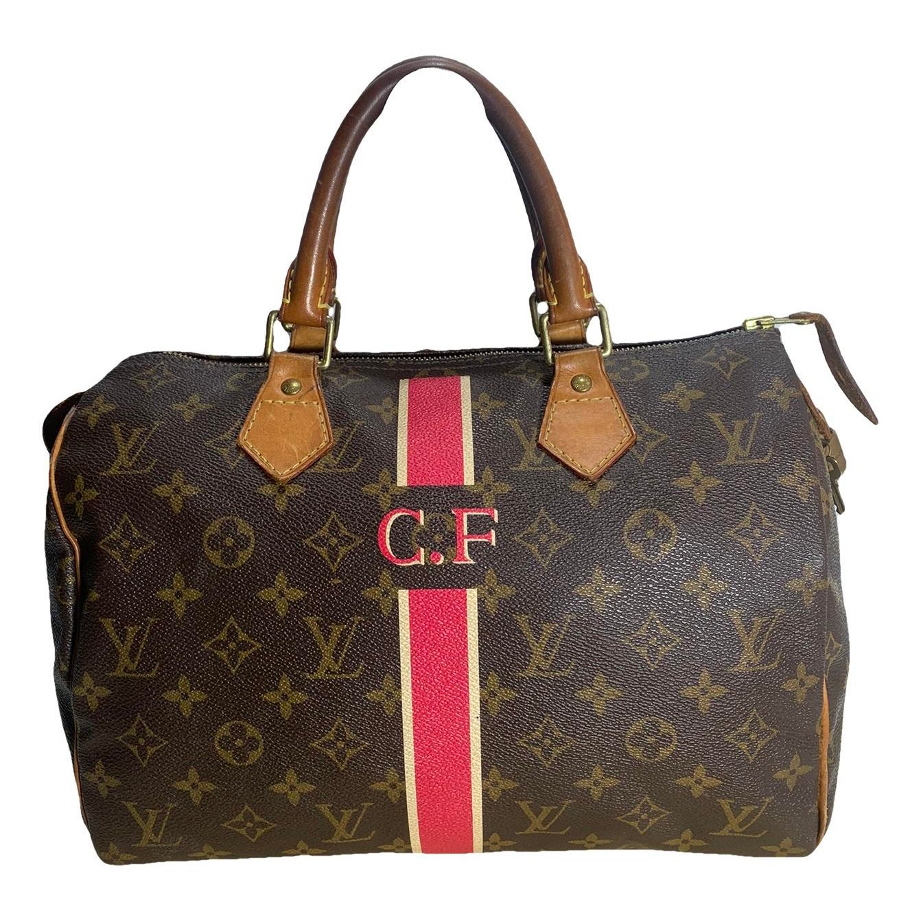 Speedy leather handbag