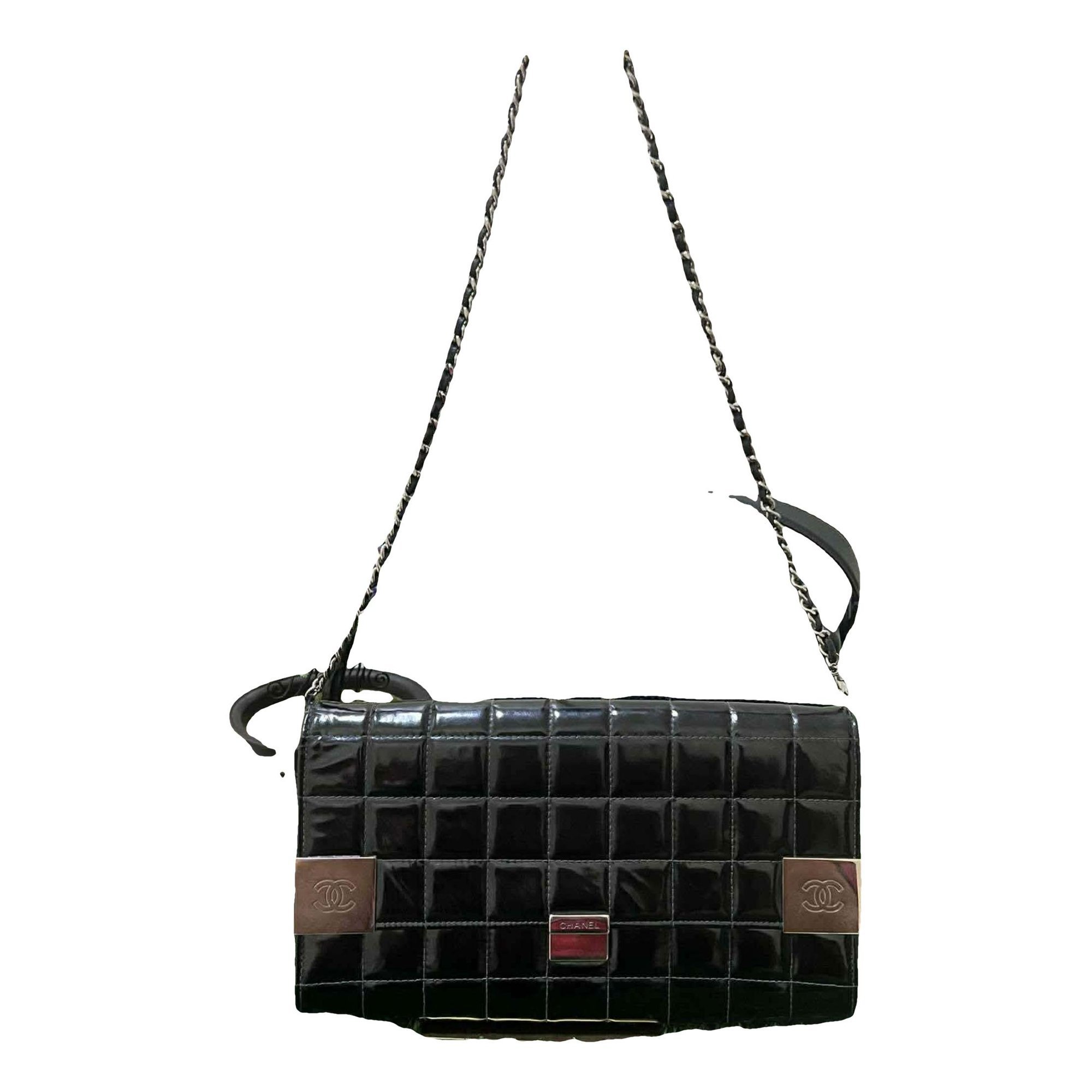 Patent leather handbag