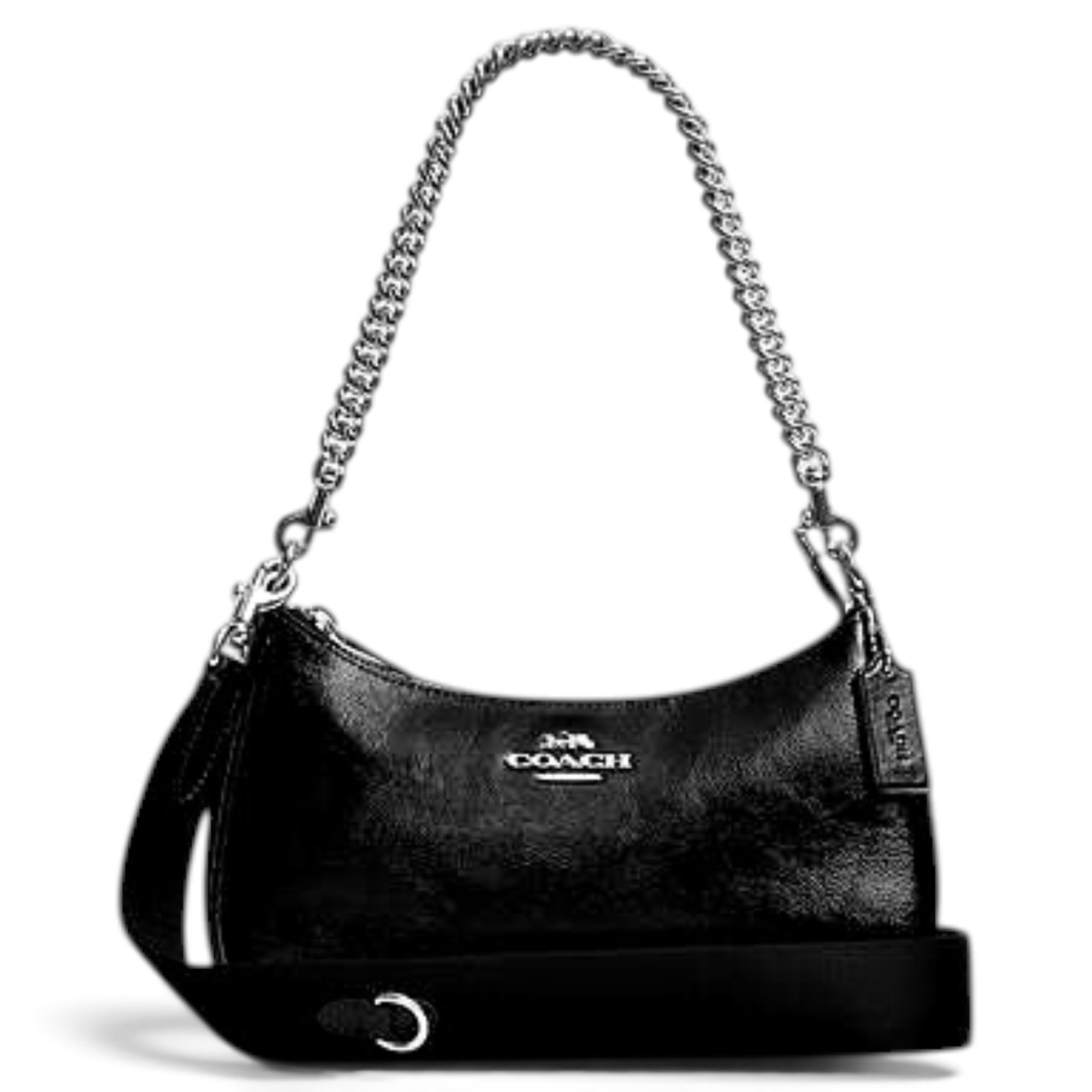 Patent leather crossbody bag