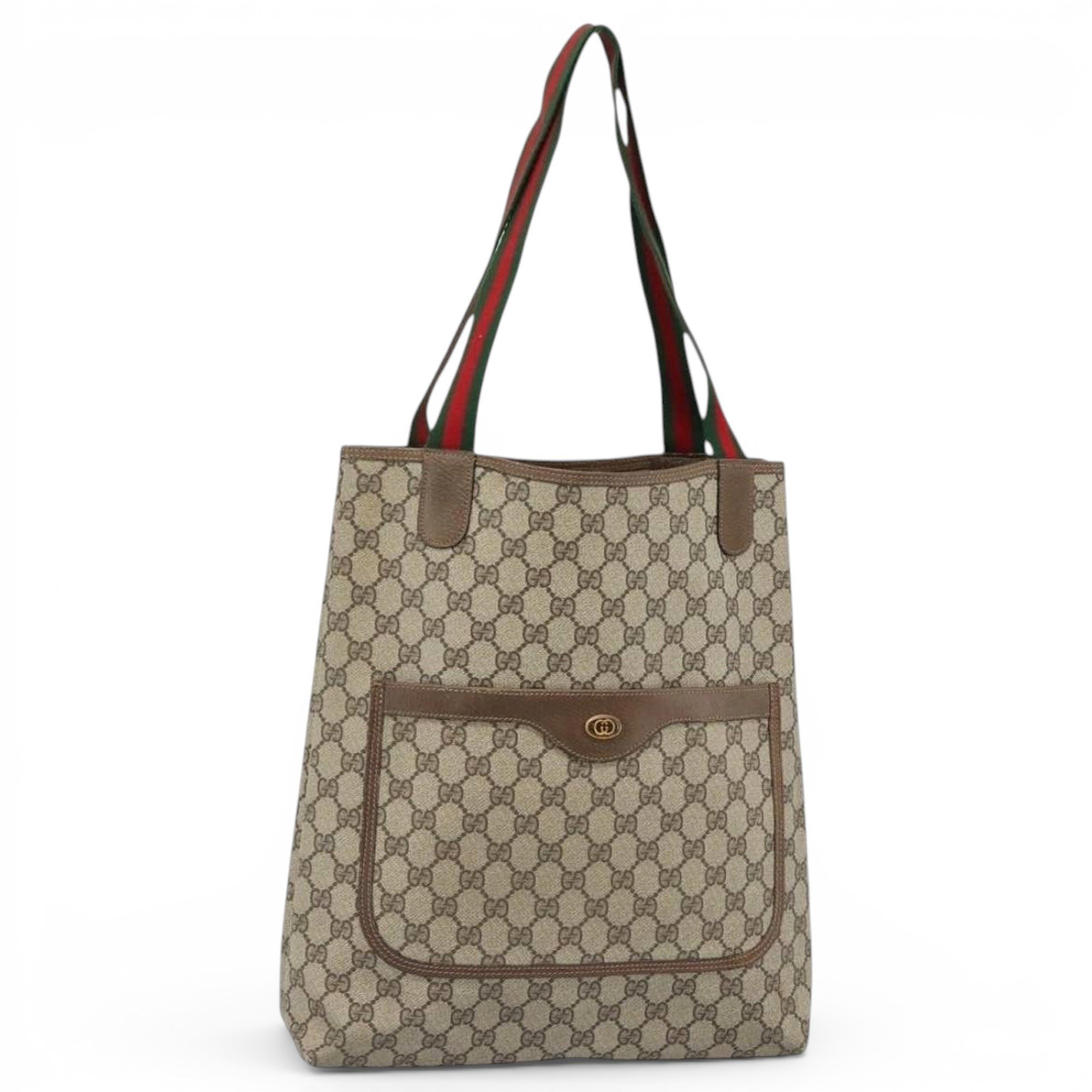 Leather tote