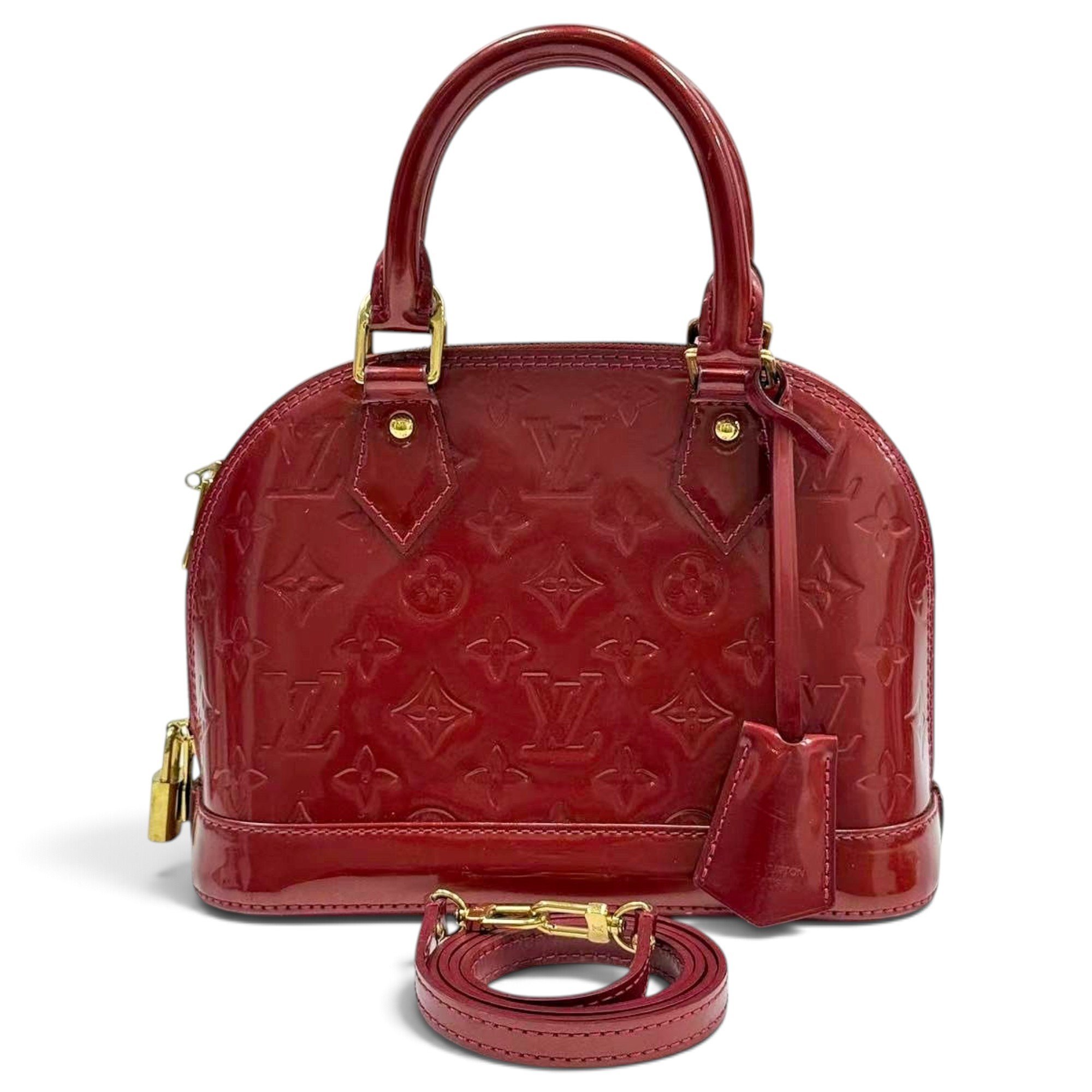 Alma BB patent leather handbag