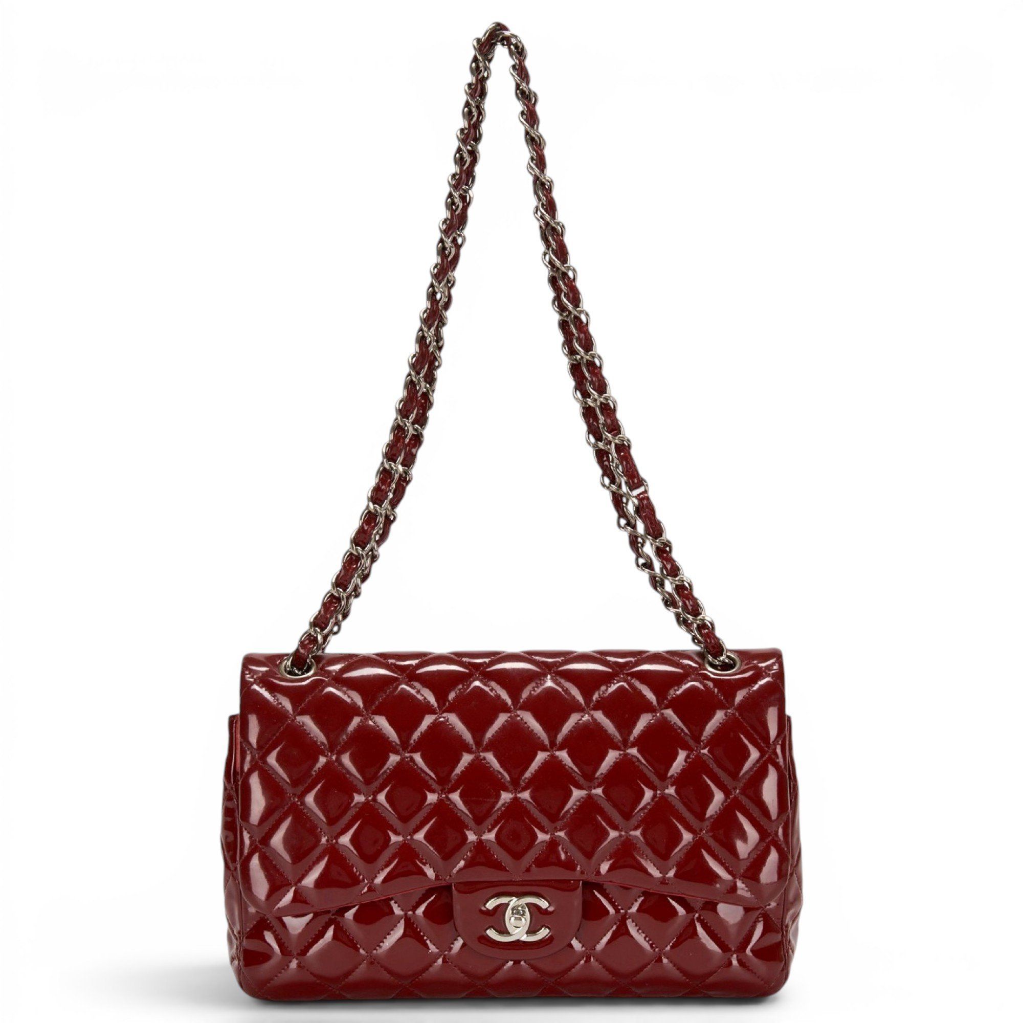 Timeless/Classique patent leather handbag