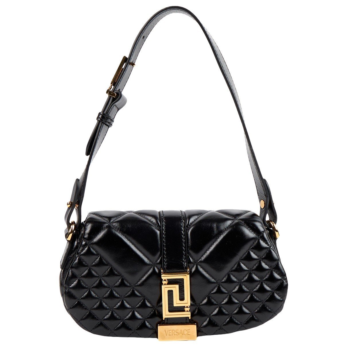 Versace Greca Goddess leather handbag