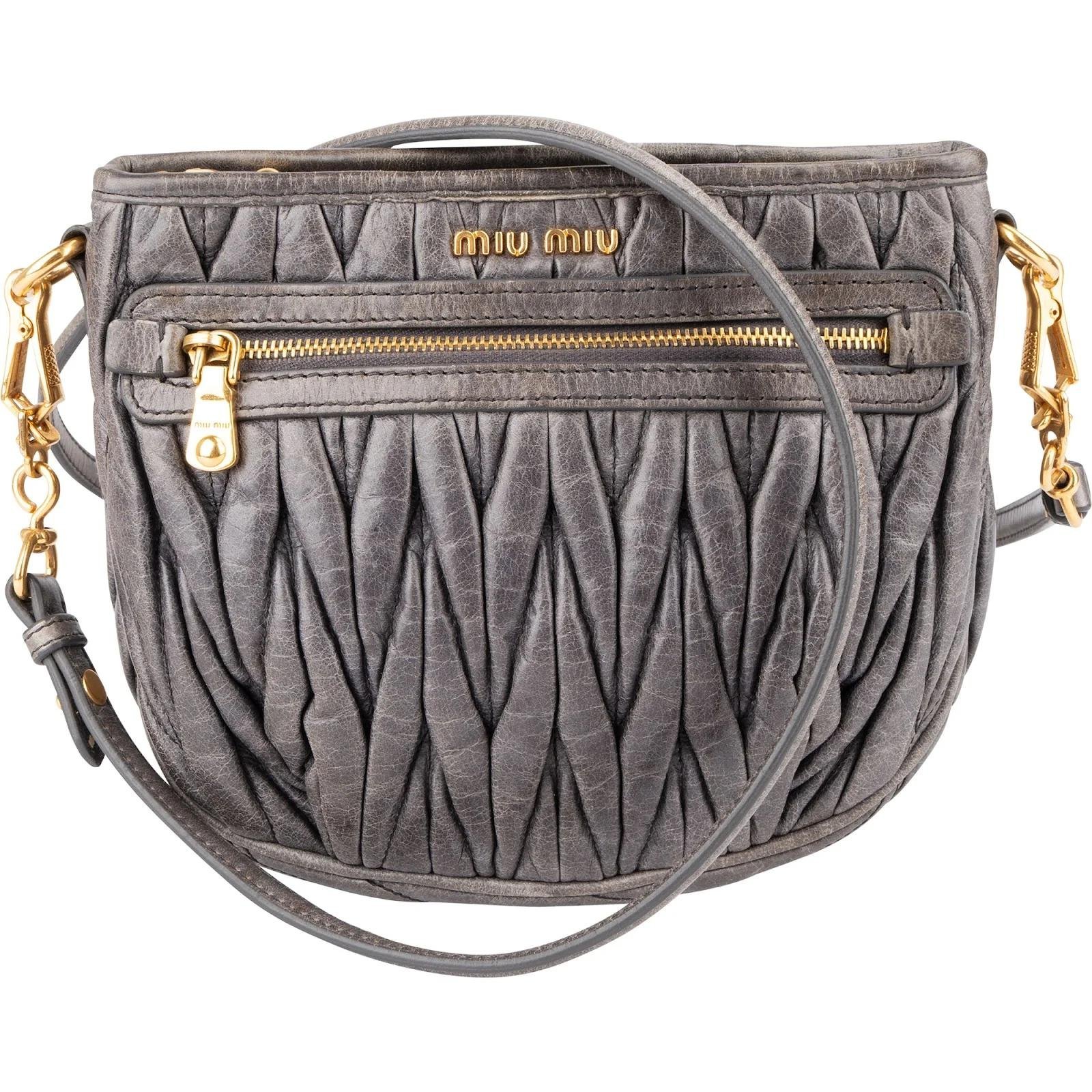 Vitello leather crossbody bag