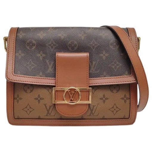 Dauphine leather crossbody bag