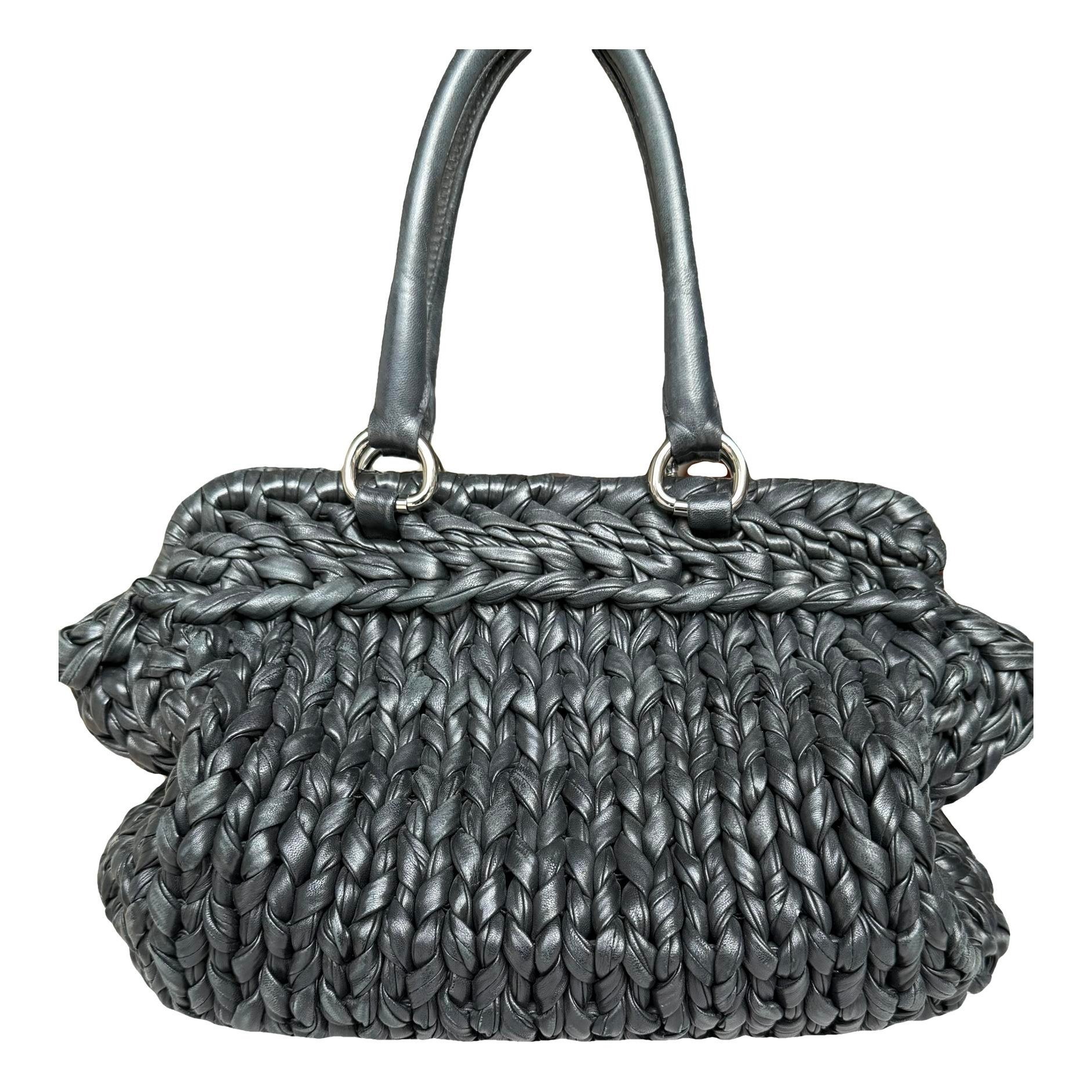 Leather handbag