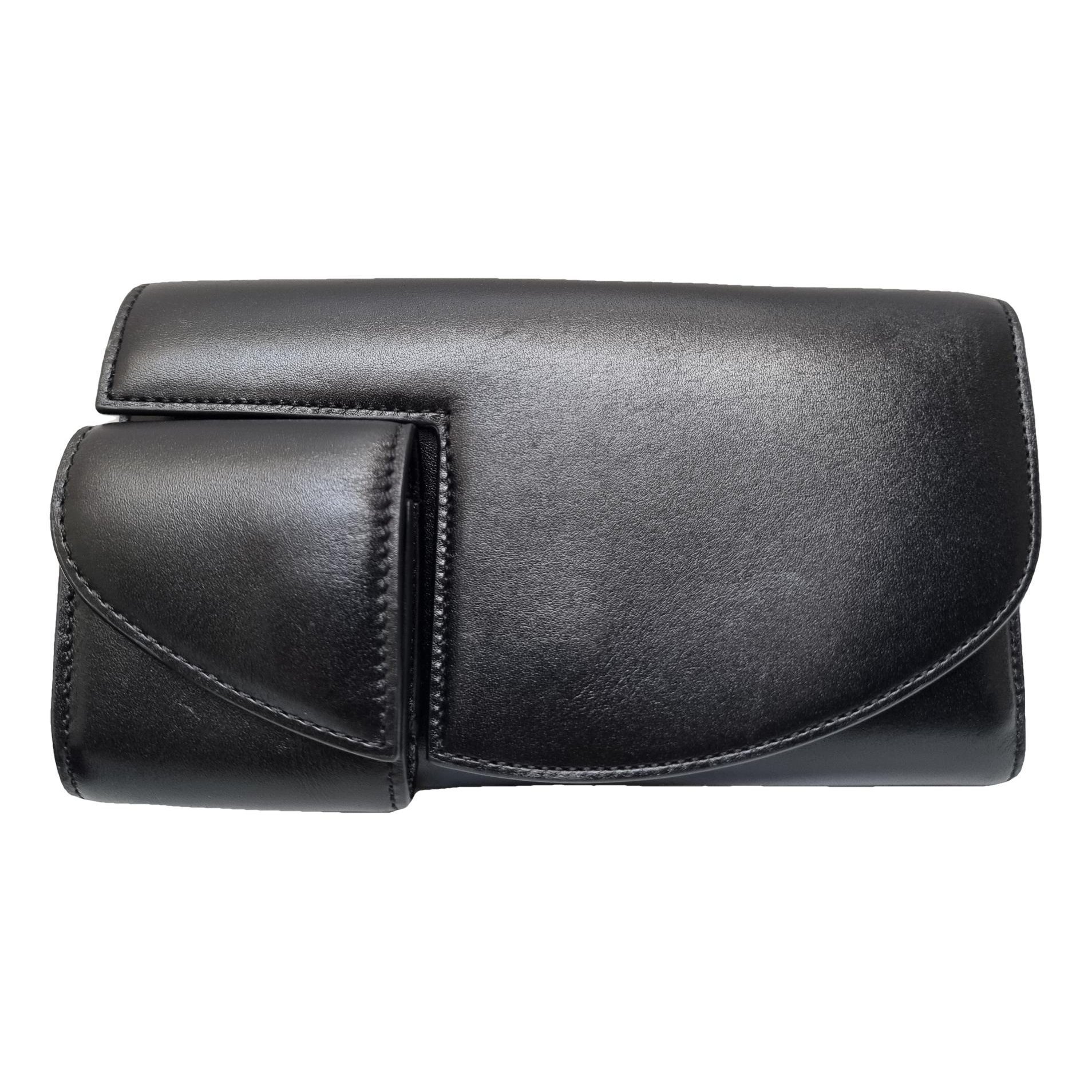 The Row Leather clutch bag