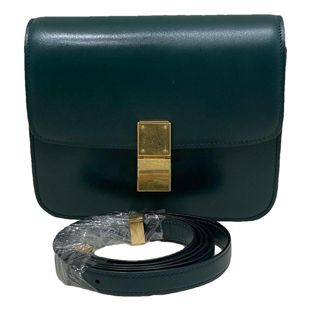 Classic leather crossbody bag